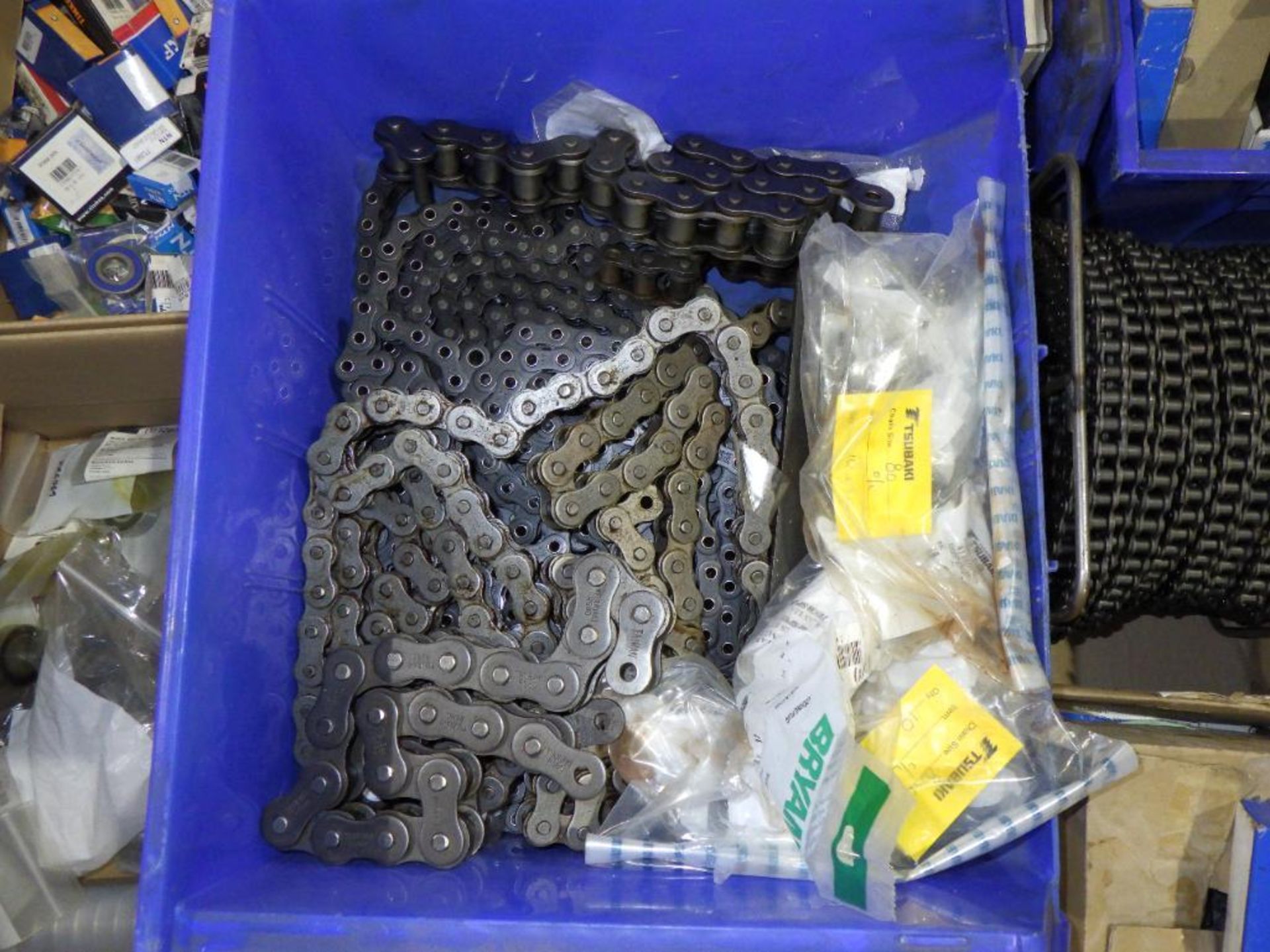 (2) Pallets of assorted MRO parts including chains - Image 4 of 15