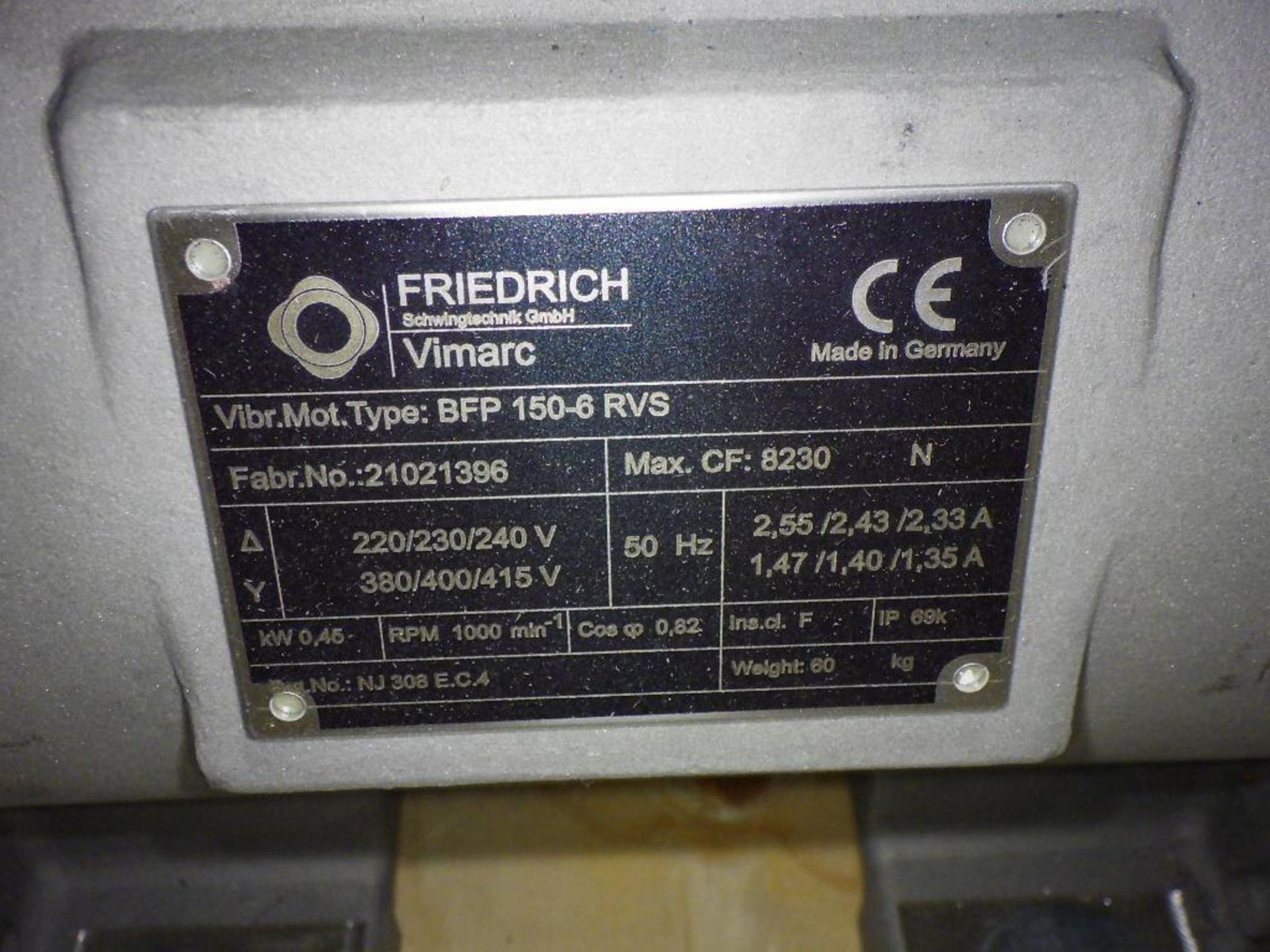 (2) Friedrich AC gear motors - Image 3 of 6