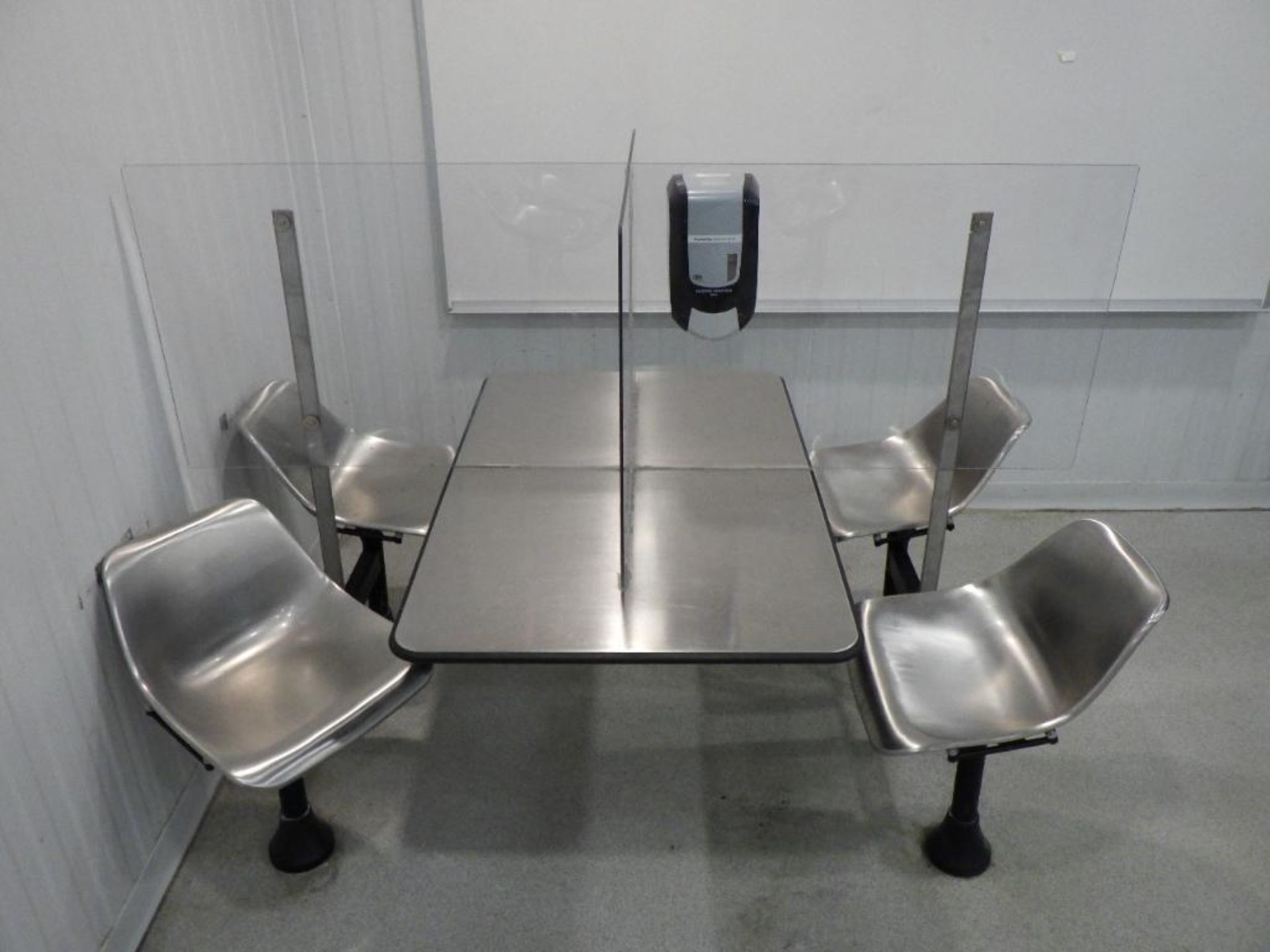 (2) four-place breakroom tables - Image 4 of 6