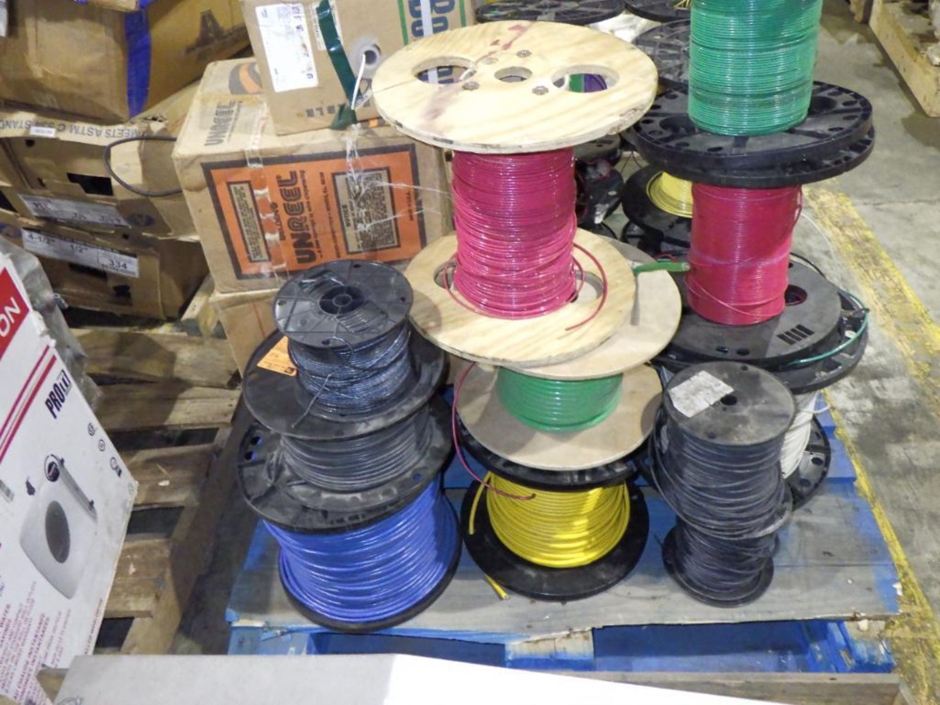 Pallet of assorted electrical wire - Image 5 of 5