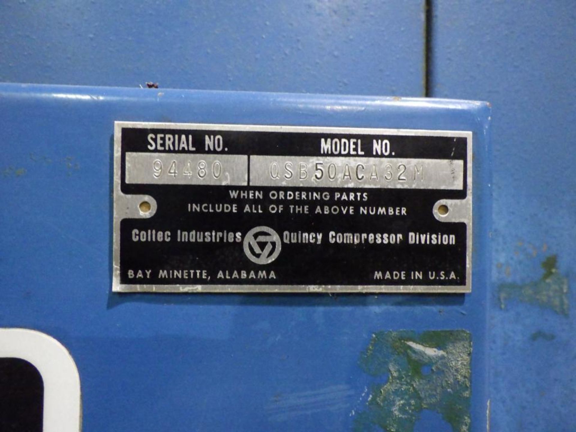 Quincy 50 hp air compressor - Image 15 of 16