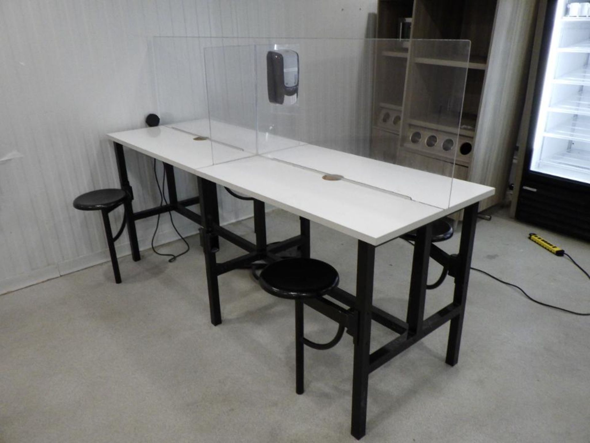 (2) tall breakroom tables - Image 5 of 5