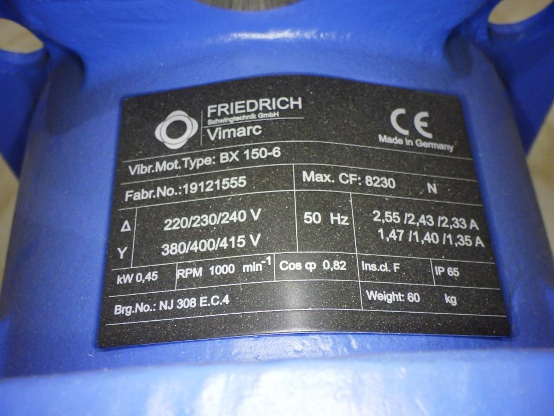 (2) Friedrich AC gear motors - Image 6 of 6