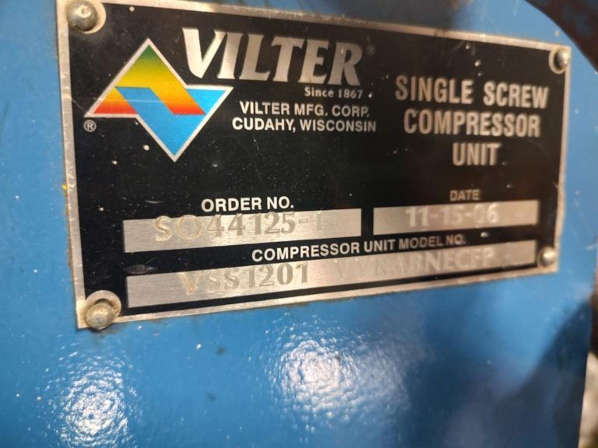 Vilter NH3 booster compressor - Image 12 of 15