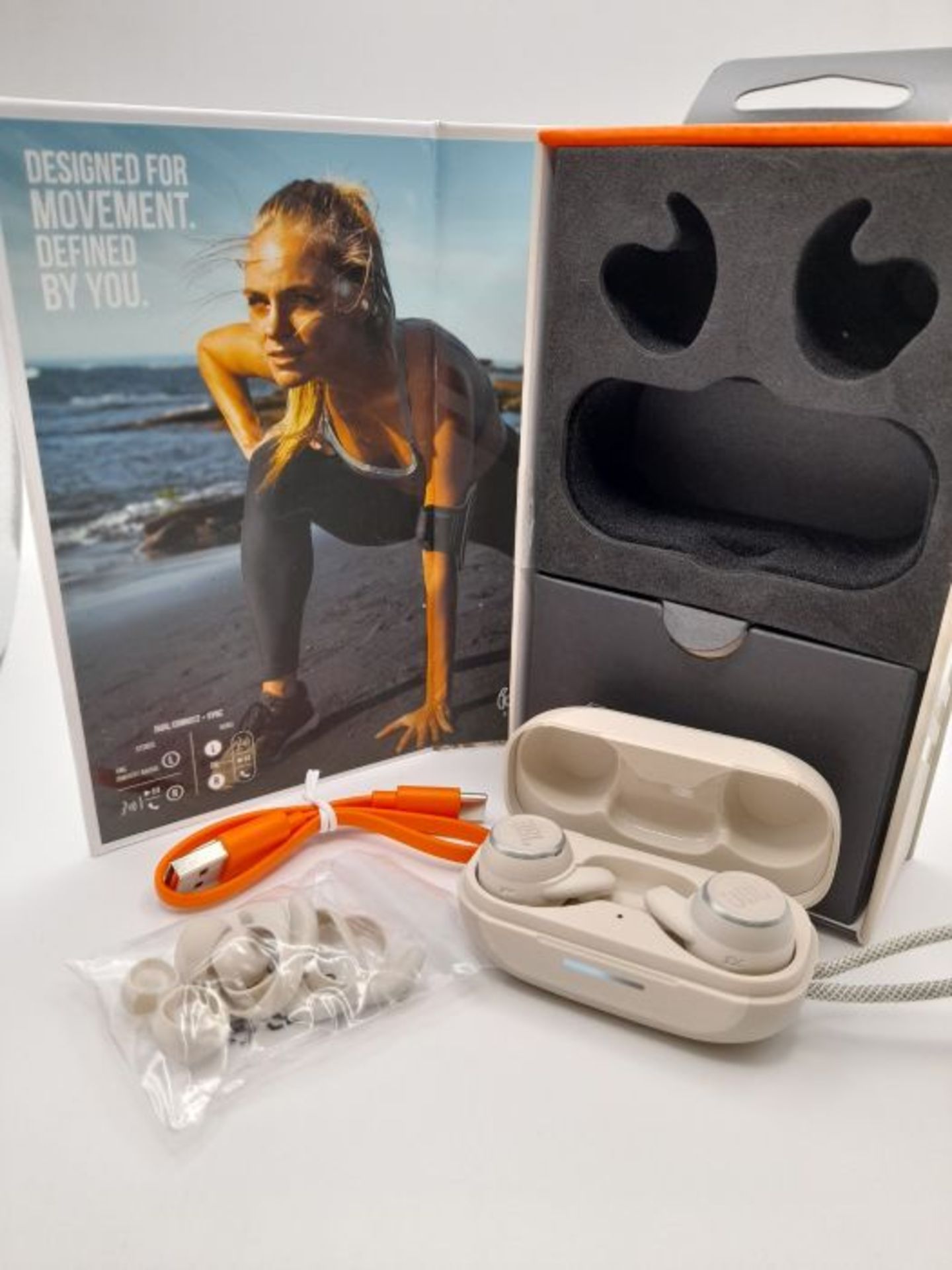 RRP £126.00 JBL Reflect Mini NC TWS - Small waterproof sports in-ear headphones with Bluetooth, wi - Image 2 of 3