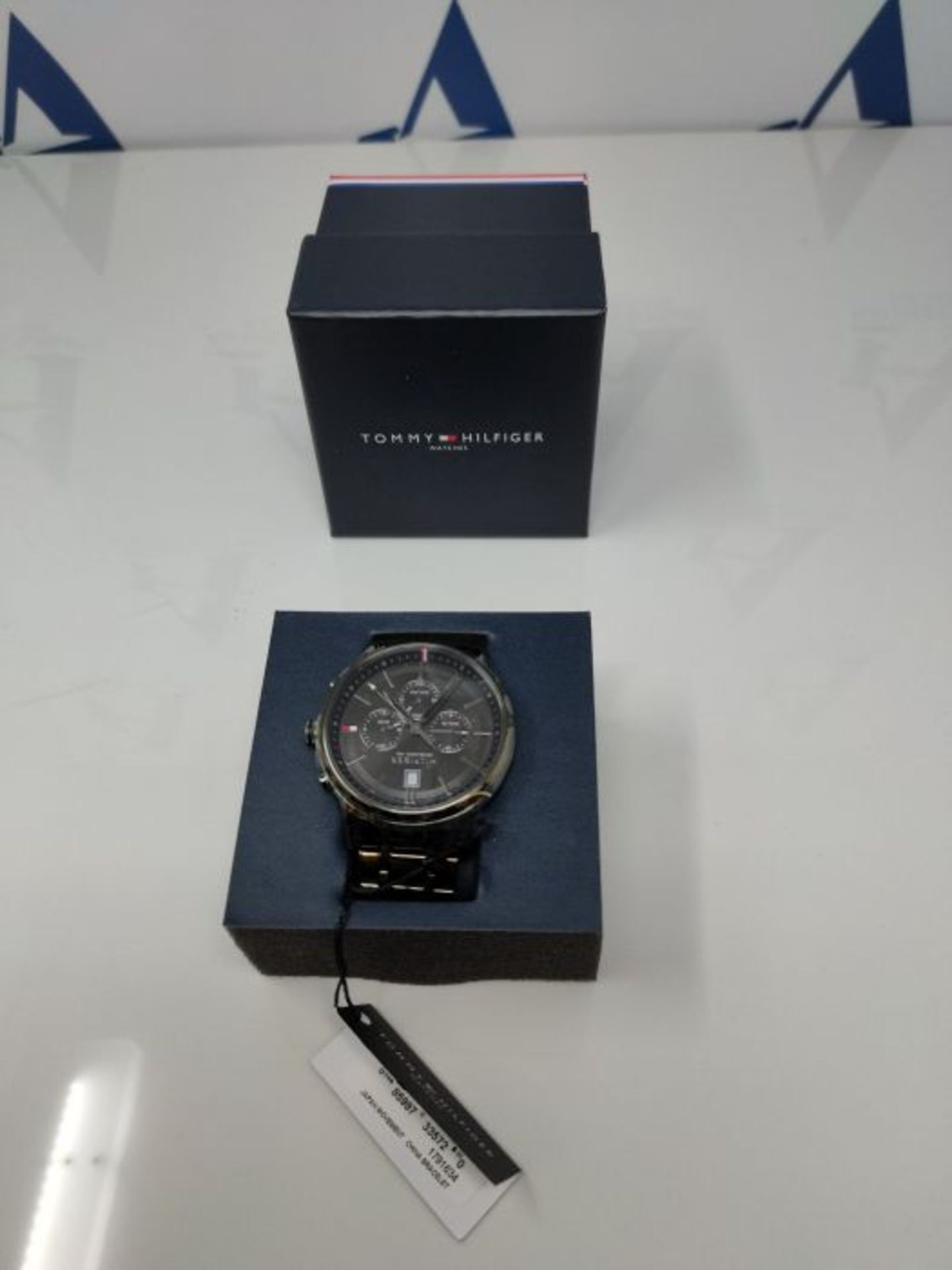 RRP £187.00 Tommy Hilfiger Men's Analogue Quartz Watch with Stainless Steel Strap 1791634 - Image 2 of 3