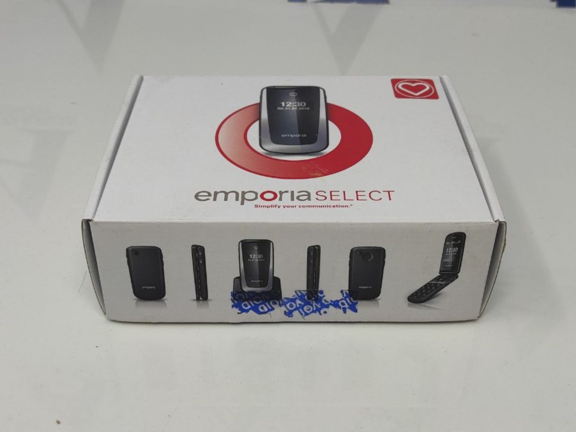 RRP £105.00 Emporia Select Single SIM Black Factory Unlocked 2G Cellphone Simfree - Image 2 of 3
