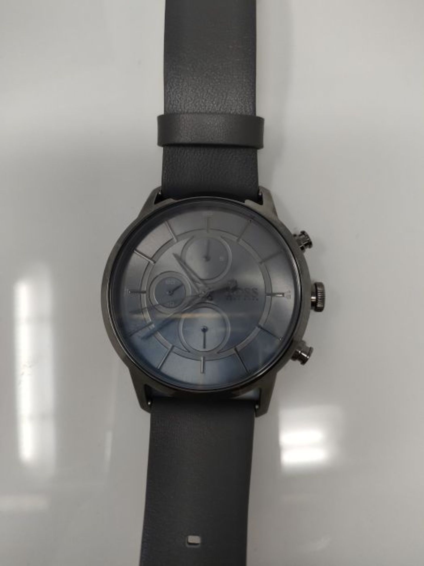 RRP £297.00 BOSS Unisex-Adult Chronograph Quartz Watch with Leather Strap 1513570 - Image 3 of 3