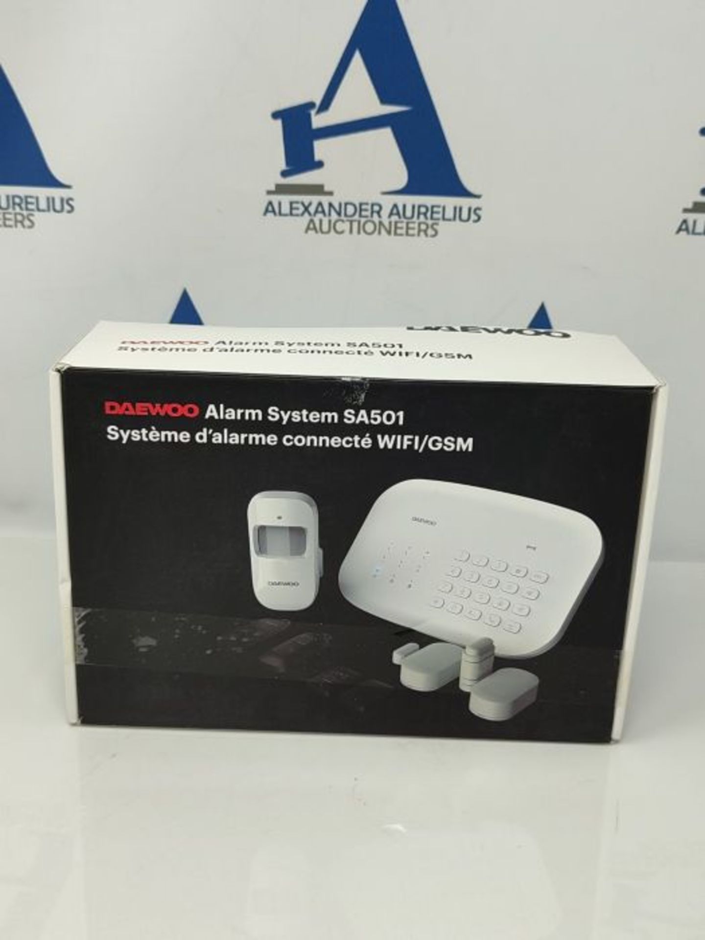 RRP £149.00 DAEWOO SA501 | WiFi/GSM Connected Wireless Home Alarm | Compatible with Amazon Alexa,