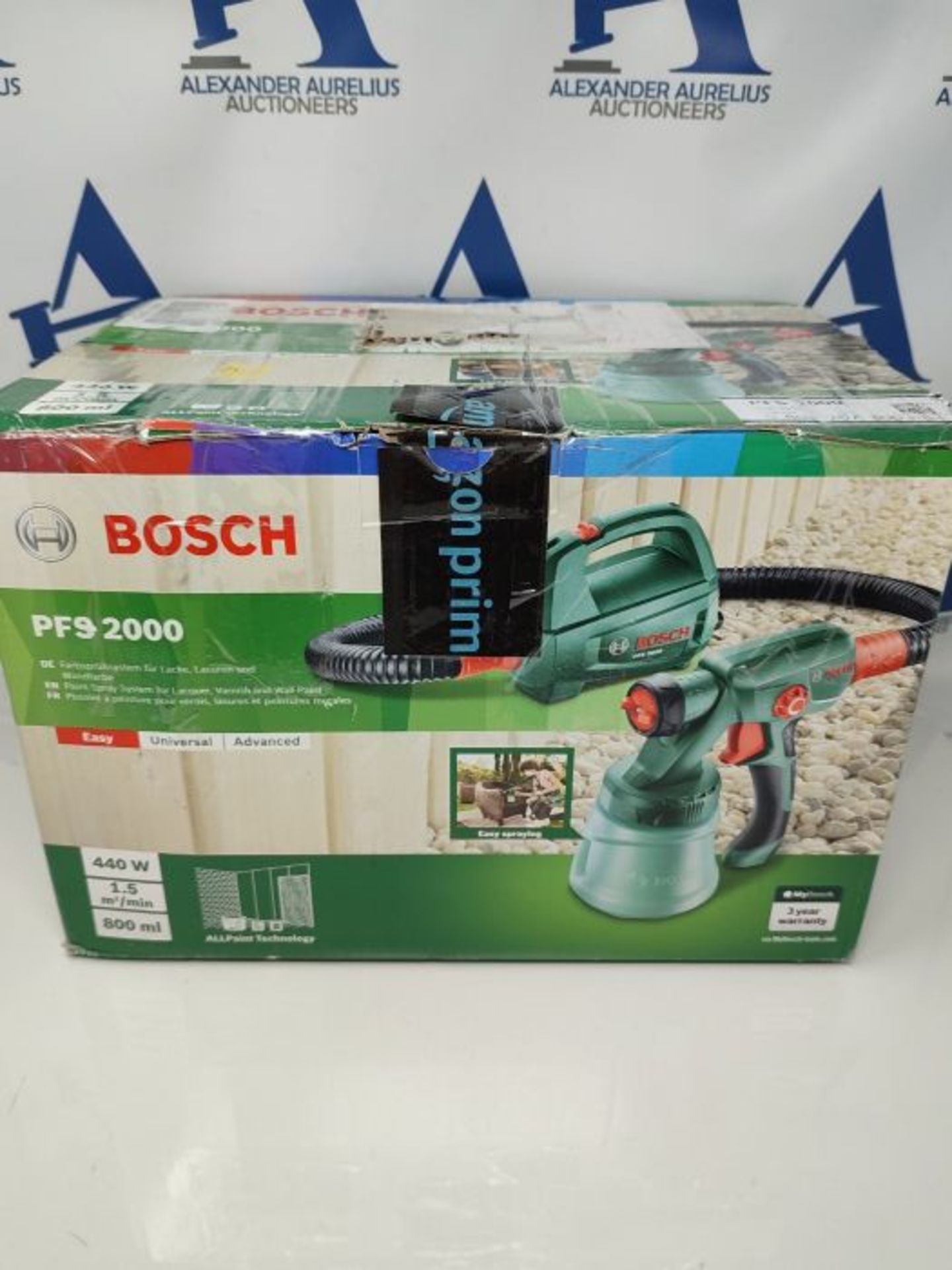 RRP £78.00 Bosch Electric Paint Spray System PFS 2000 (440 W, in Cardboard Box) - Image 2 of 3