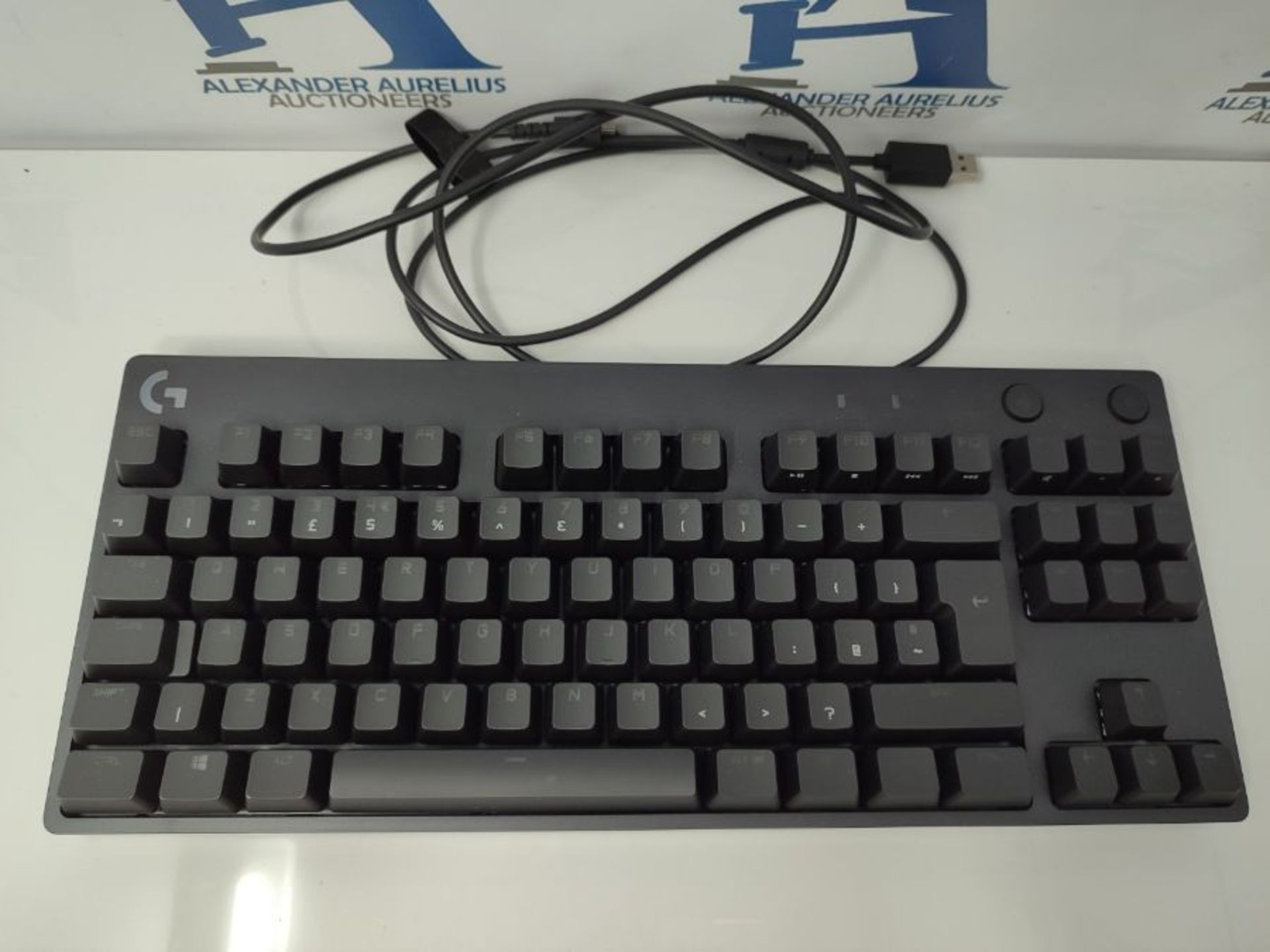 RRP £86.00 Logitech G PRO TKL Mechanical Gaming Keyboard, GX Blue Clicky Key Switches, LIGHTSYNC - Image 3 of 3