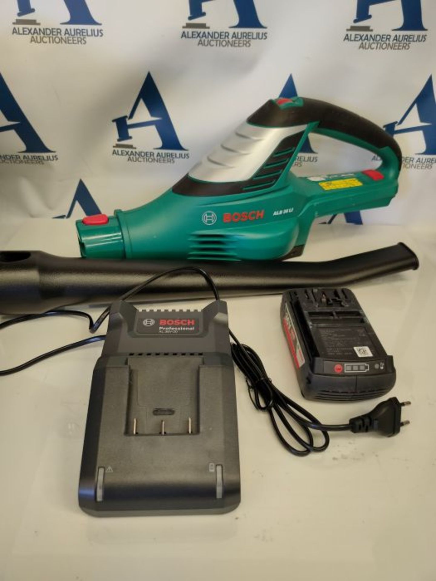 RRP £188.00 Bosch Home and Garden 06008A0402 ALB 36 LI Leaf Blower (1x 2.0 Ah Battery, Charger, ai - Image 3 of 3