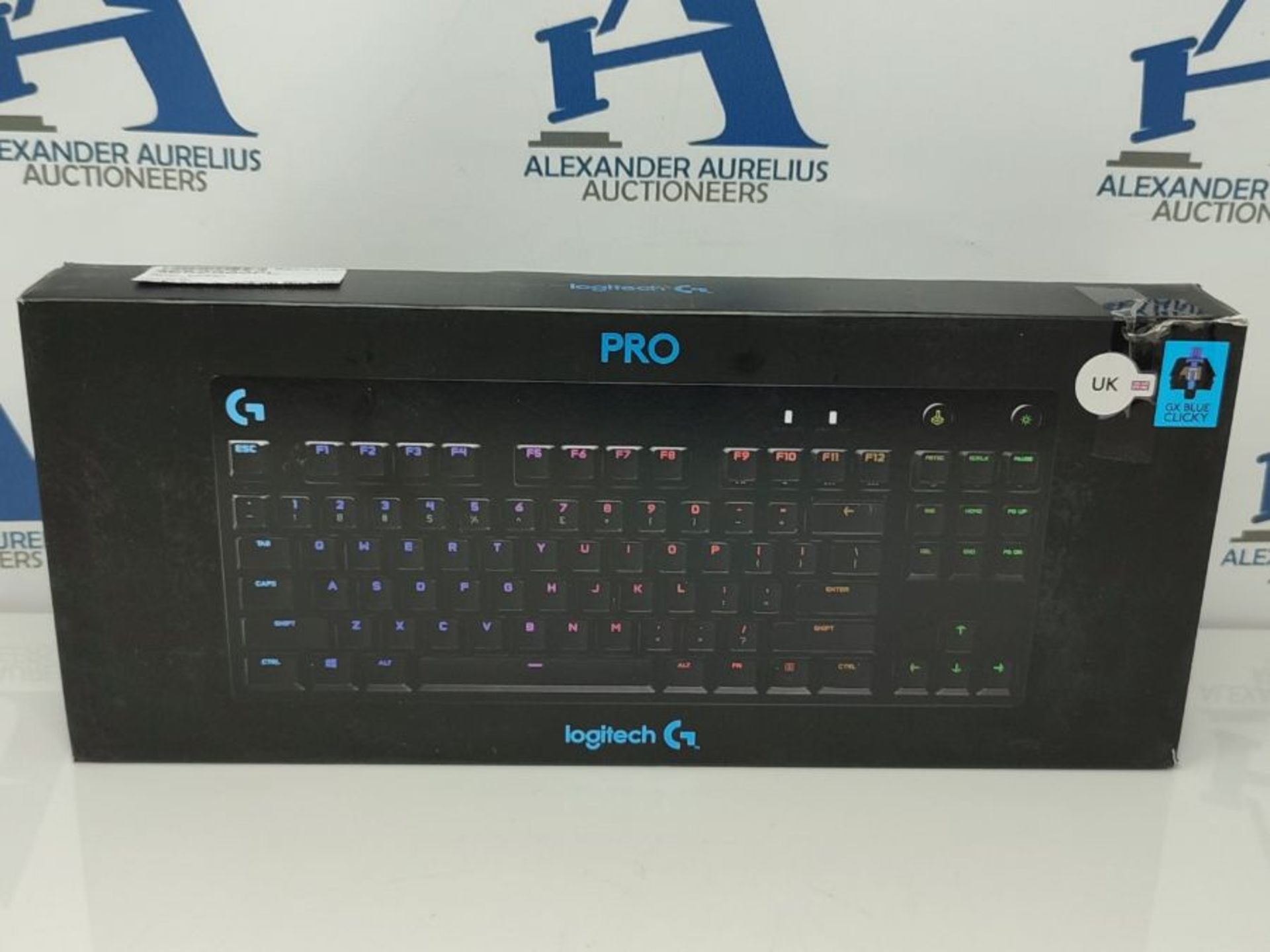RRP £86.00 Logitech G PRO TKL Mechanical Gaming Keyboard, GX Blue Clicky Key Switches, LIGHTSYNC - Image 2 of 3