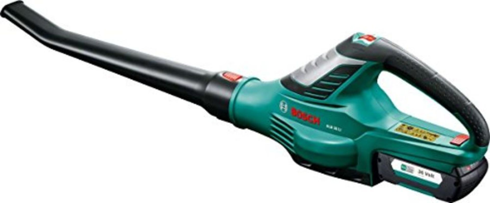 RRP £188.00 Bosch Home and Garden 06008A0402 ALB 36 LI Leaf Blower (1x 2.0 Ah Battery, Charger, ai