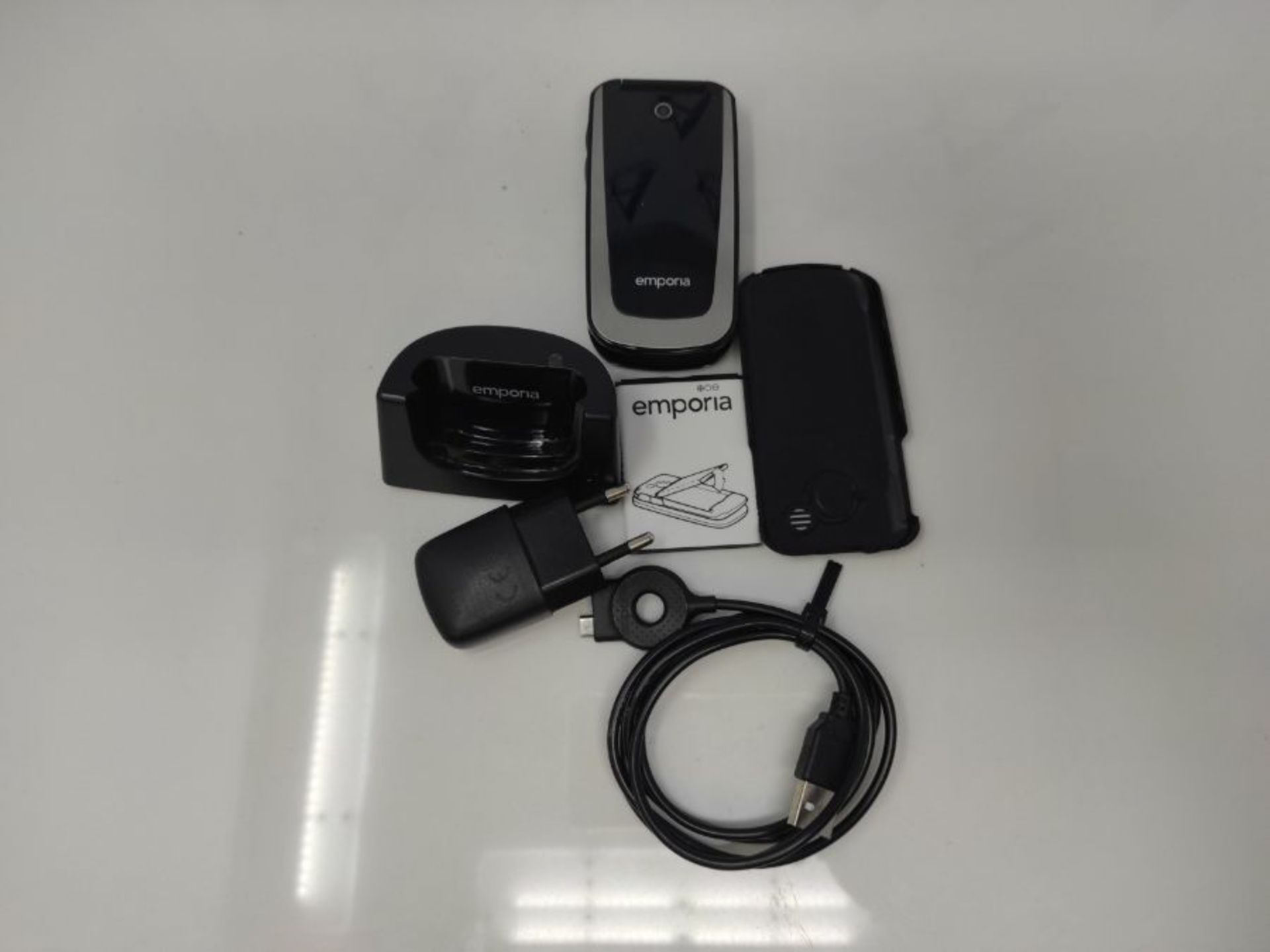 RRP £105.00 Emporia Select Single SIM Black Factory Unlocked 2G Cellphone Simfree - Image 3 of 3