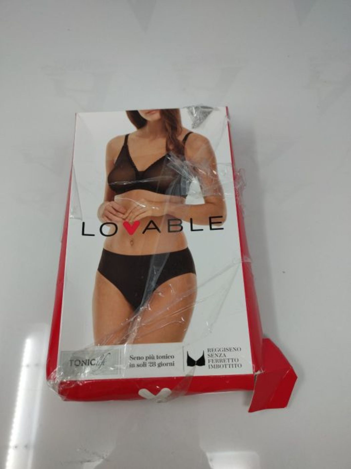 Lovable Tonic Lift Donna Reggiseno senza Ferretto ad Azione Tonificante, Nero, 6-D/40 - Image 2 of 3