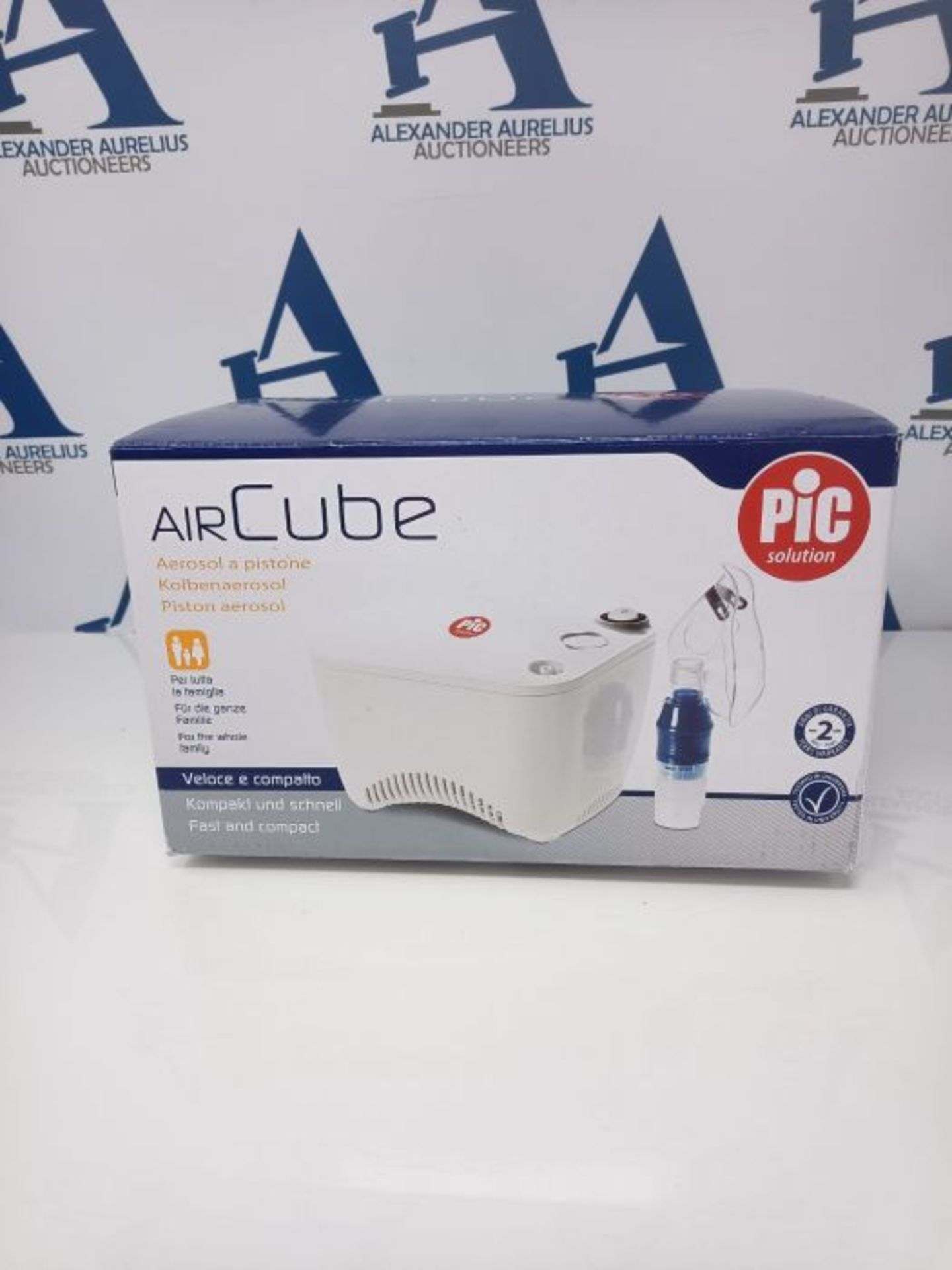 Pic Solution Aircube Aerosol a Pistone, Bianco