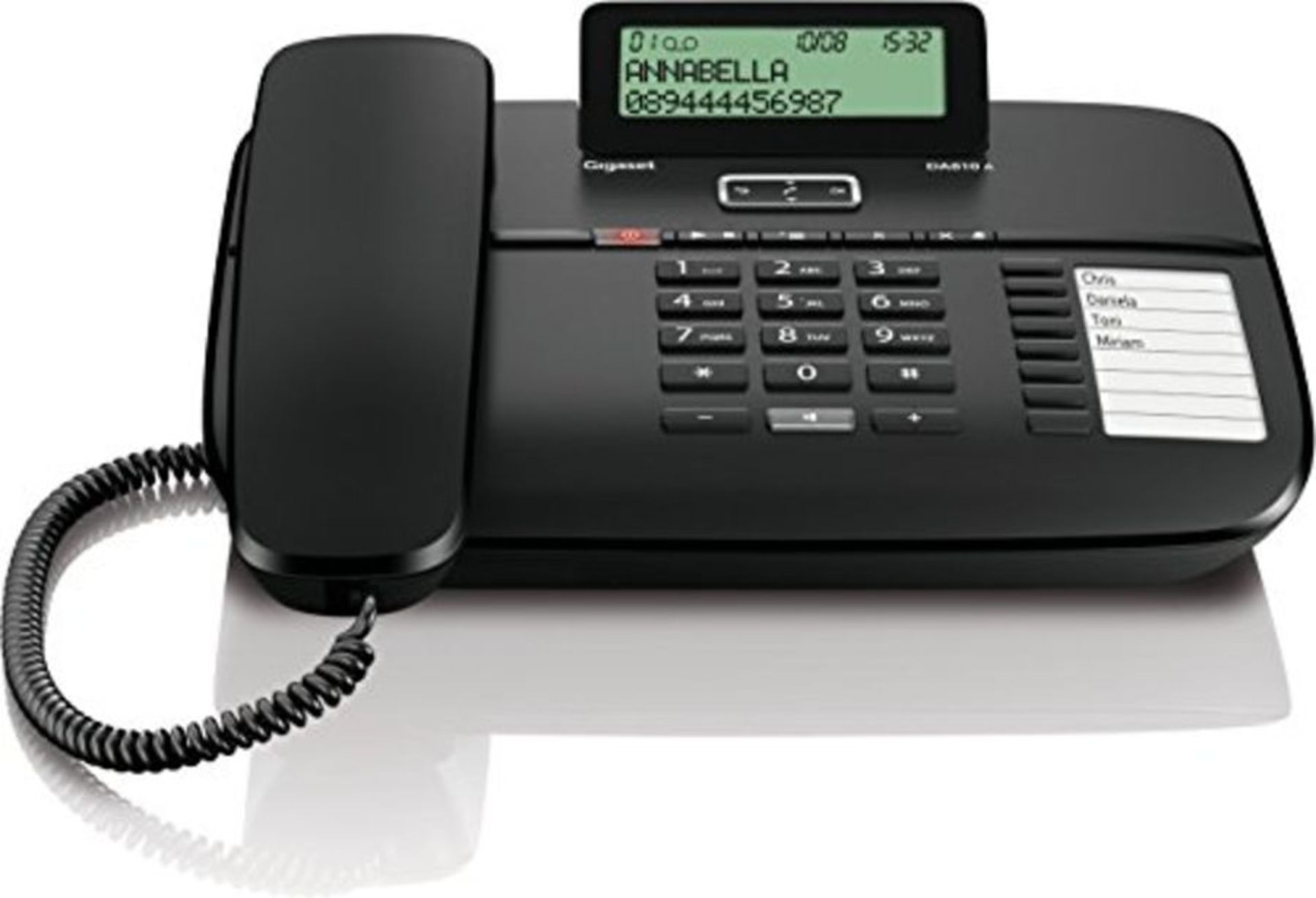 Gigaset DA810A - Schnurgebundenes Telefon mit Anrufbeantworter und Freisprechfunktion