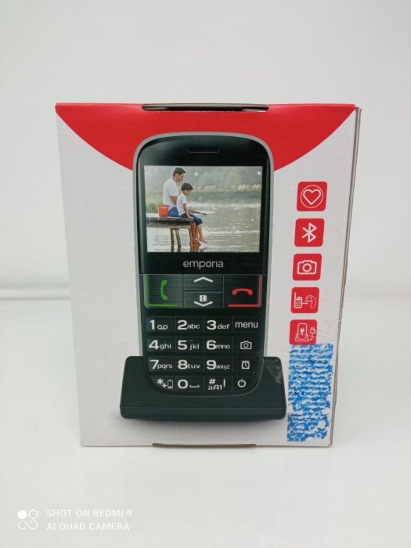 RRP £79.00 emporiaACTIVE | Seniorenhandy 4G Volte | Tastenhandy 4G Volte ohne Vertrag | Mobiltele - Image 2 of 3