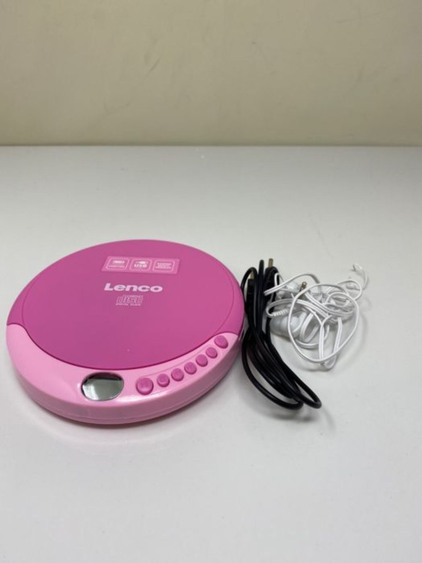 Lenco CD-011 Portable CD Player/Walkman/Diskman/CD Walkman - Image 3 of 3