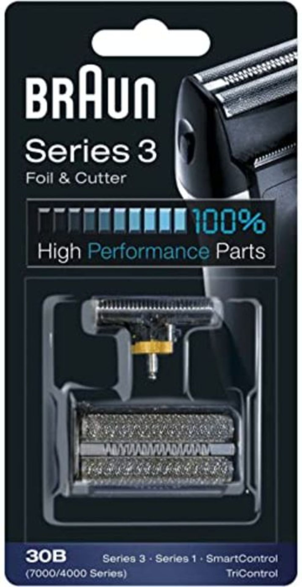 Braun Series 3 Electric Shaver Replacement Foil and Cutter, Maintain Peak Performance,