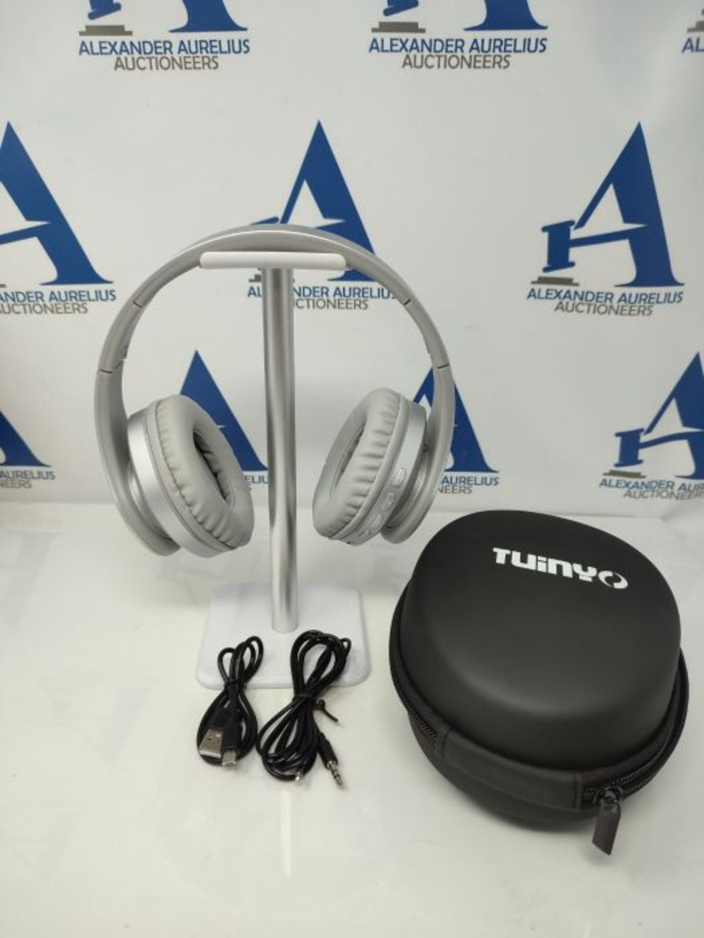 Bluetooth Headphones,TUINYO Wireless Headphones Over Ear with Microphone, Foldable & L - Image 2 of 3