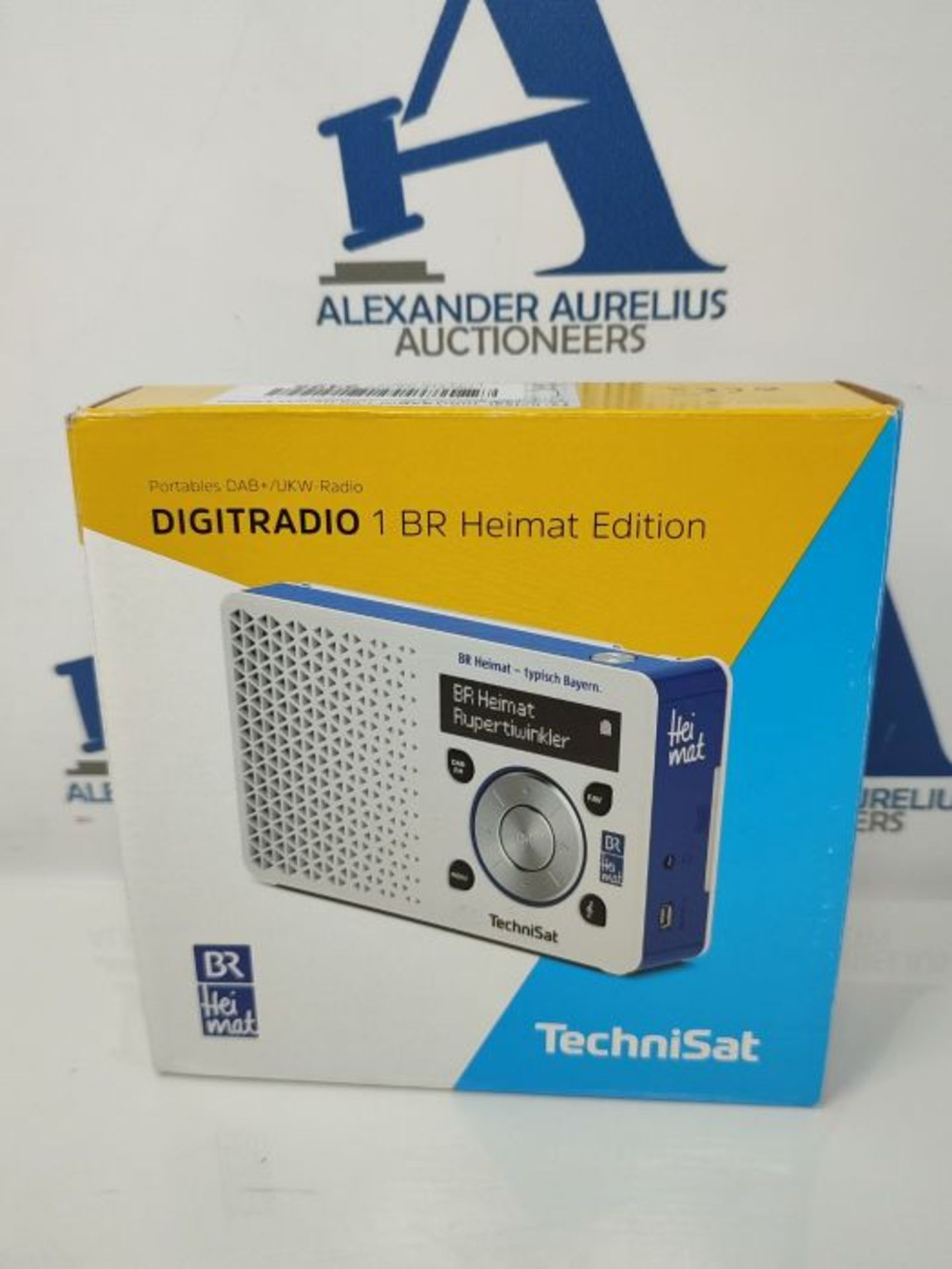 RRP £58.00 TechniSat DigitRadio 1 Personal Digital Blue, Silver - Image 2 of 3