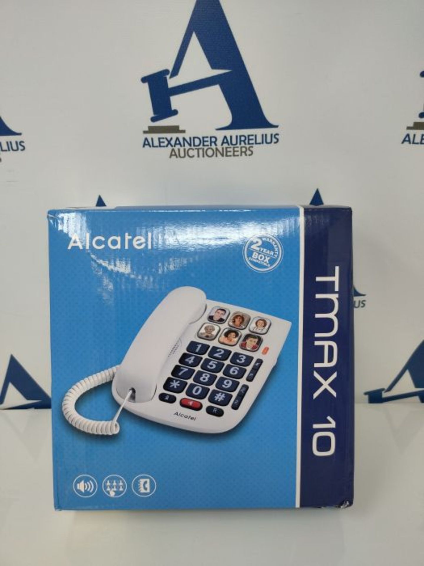 Alcatel Max 10?Corded Phone for Seniors White. - Image 2 of 3