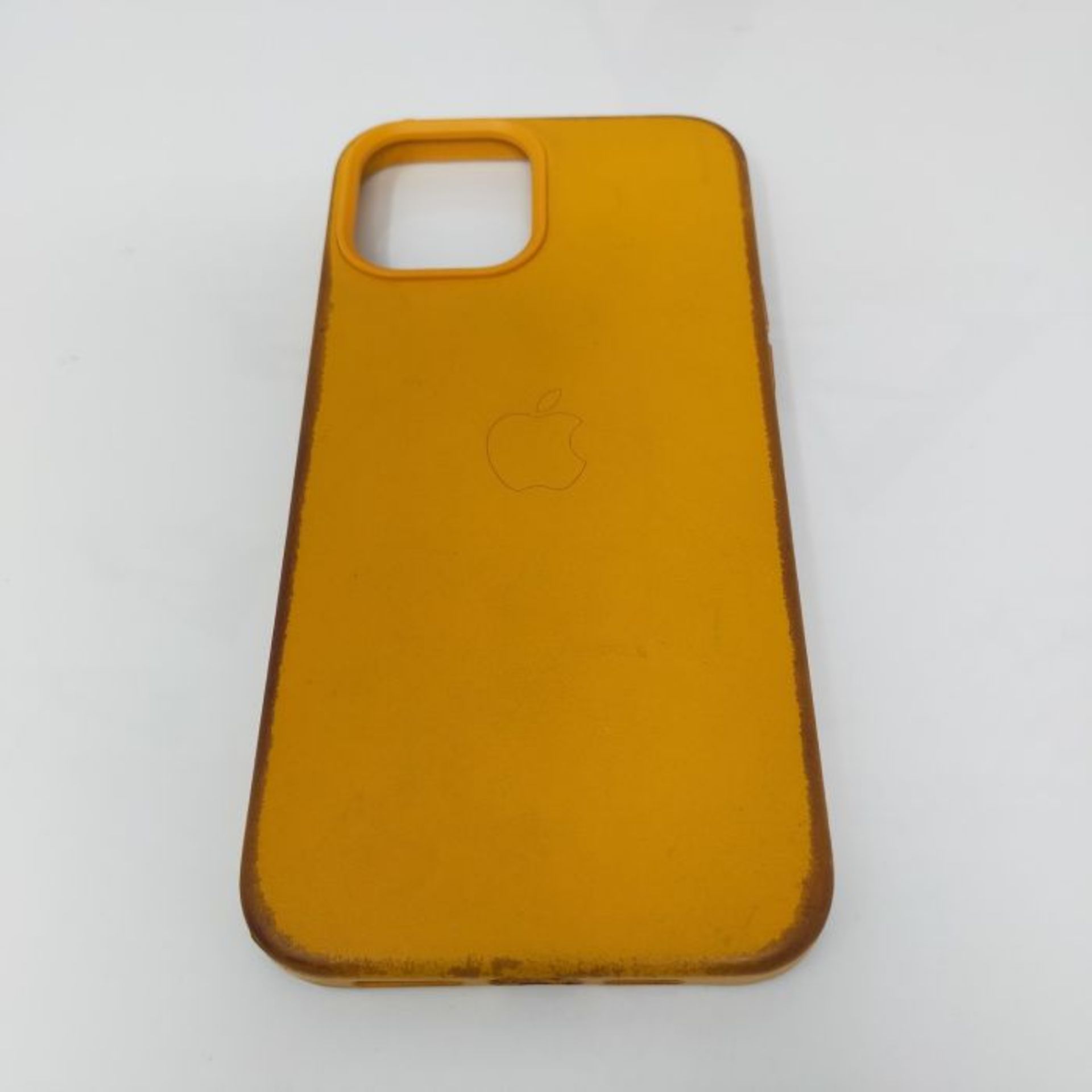 Apple Leather Case with MagSafe (for iPhone 12 Pro Max) - California Poppy - Image 3 of 3