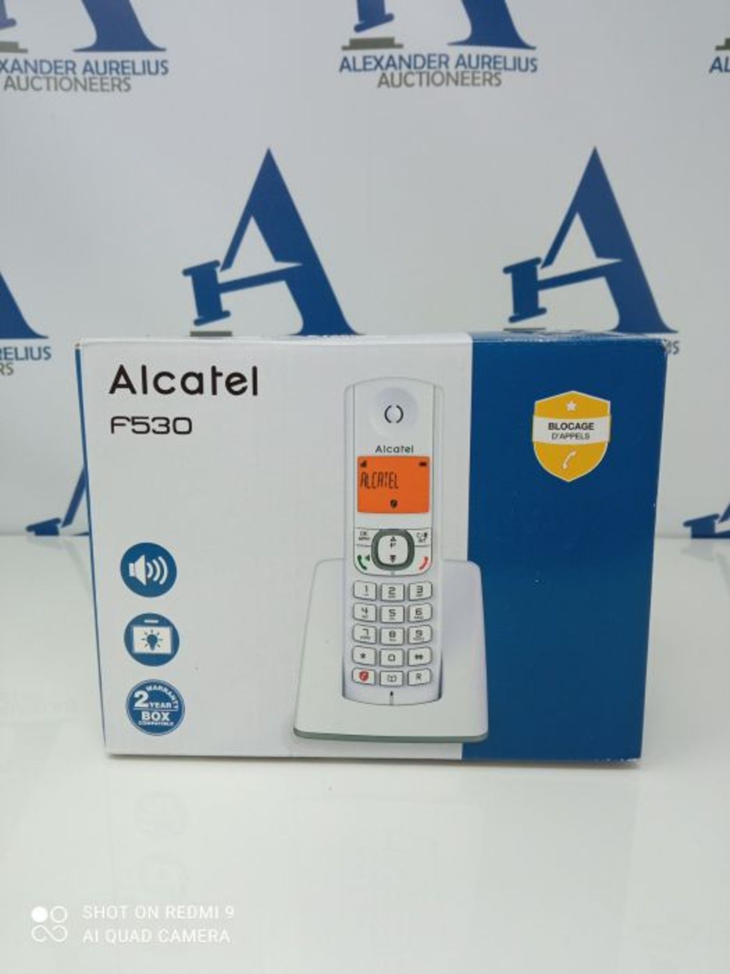 Alcatel F530 - T??l??phone sans fil DECT, Mains libres, Grand ??cran r??tro?? - Image 2 of 3