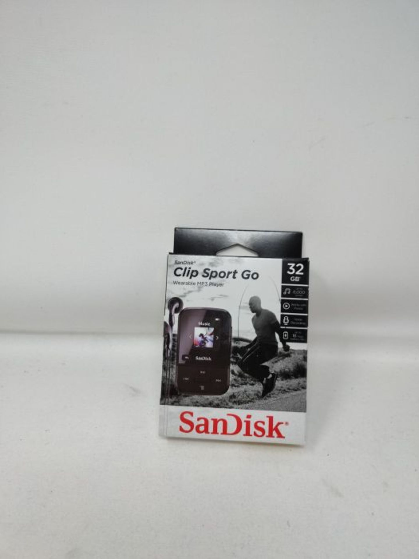 SanDisk Clip Sport Go 32GB MP3 Player Schwarz - Image 2 of 3