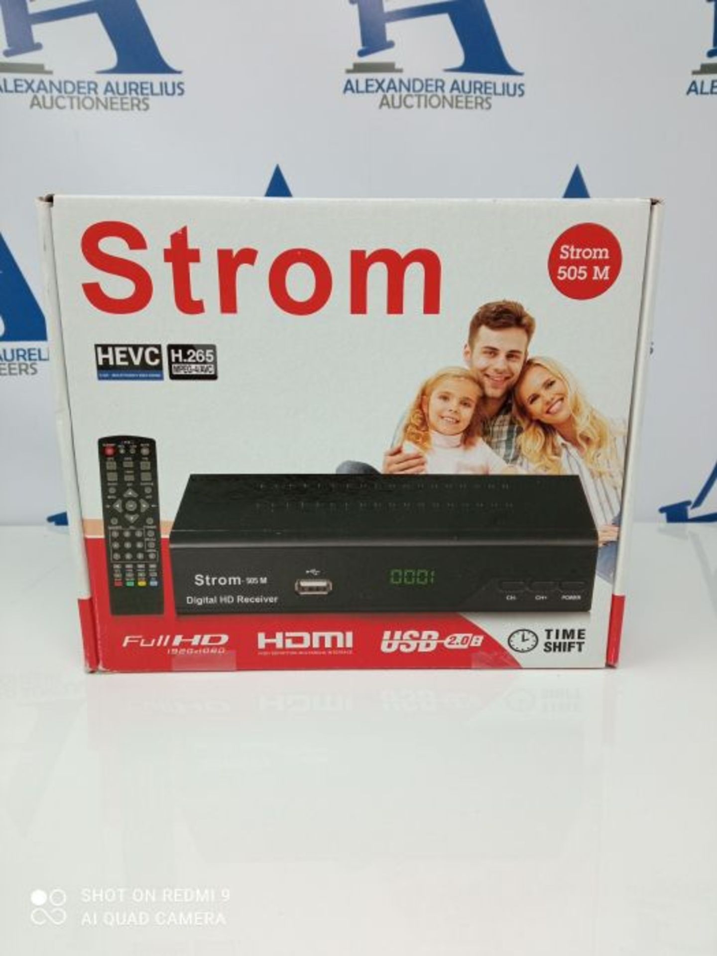 Strom-505?H.265?HEVC Receiver HD-DVB-T2 HDMI Full HD PVR USB Mediaplayer - Image 2 of 3