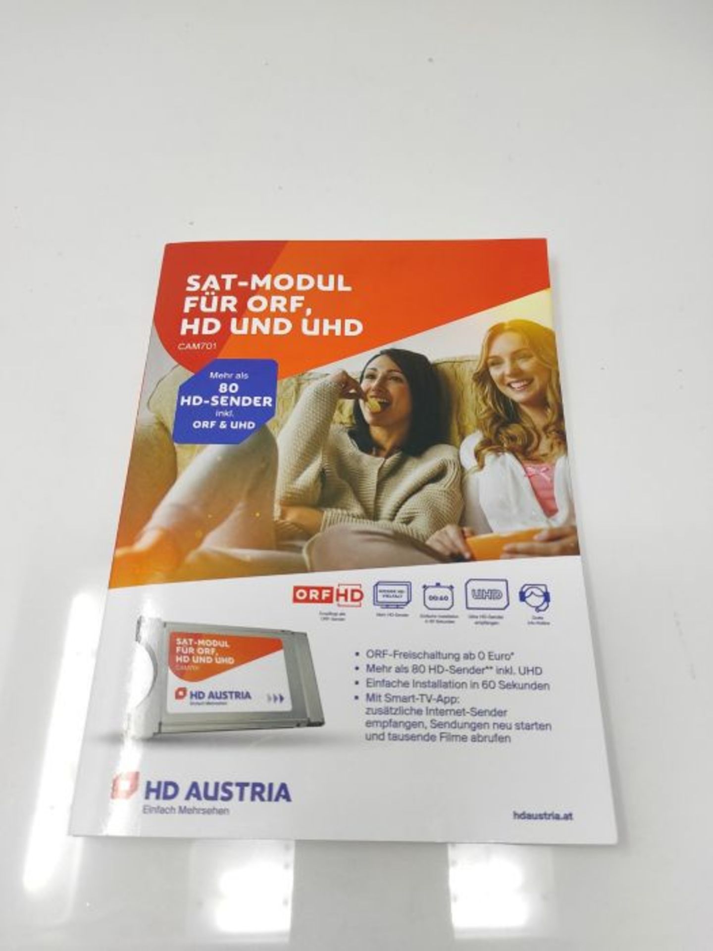 RRP £62.00 HD Austria CI Modul CAM701 HD Karte (ORF HD, ATV HD, PULS 4 HD, ORF-Freischaltung, üb - Image 2 of 3