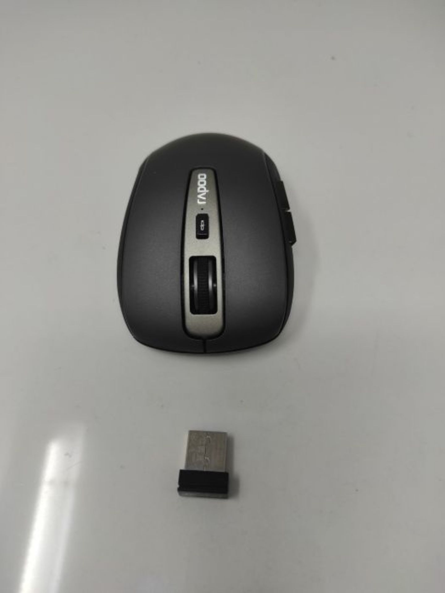 Rapoo MT350 Multi-mode Wireless Optical Mouse, Black - Image 3 of 3
