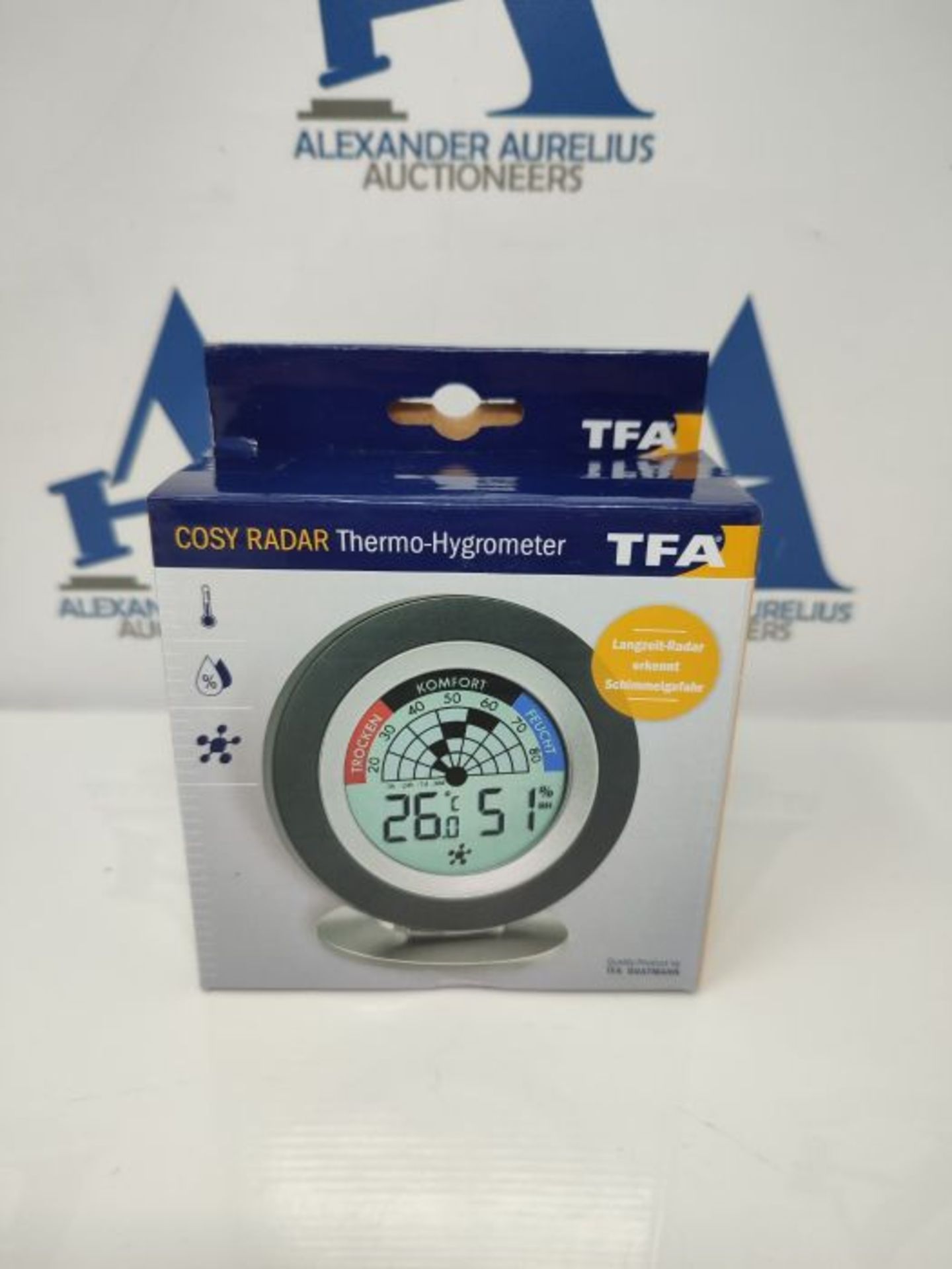 TFA Dostmann 30.5043.01 Thermometer Hygrometer Cosy for Climate Control - Image 2 of 3
