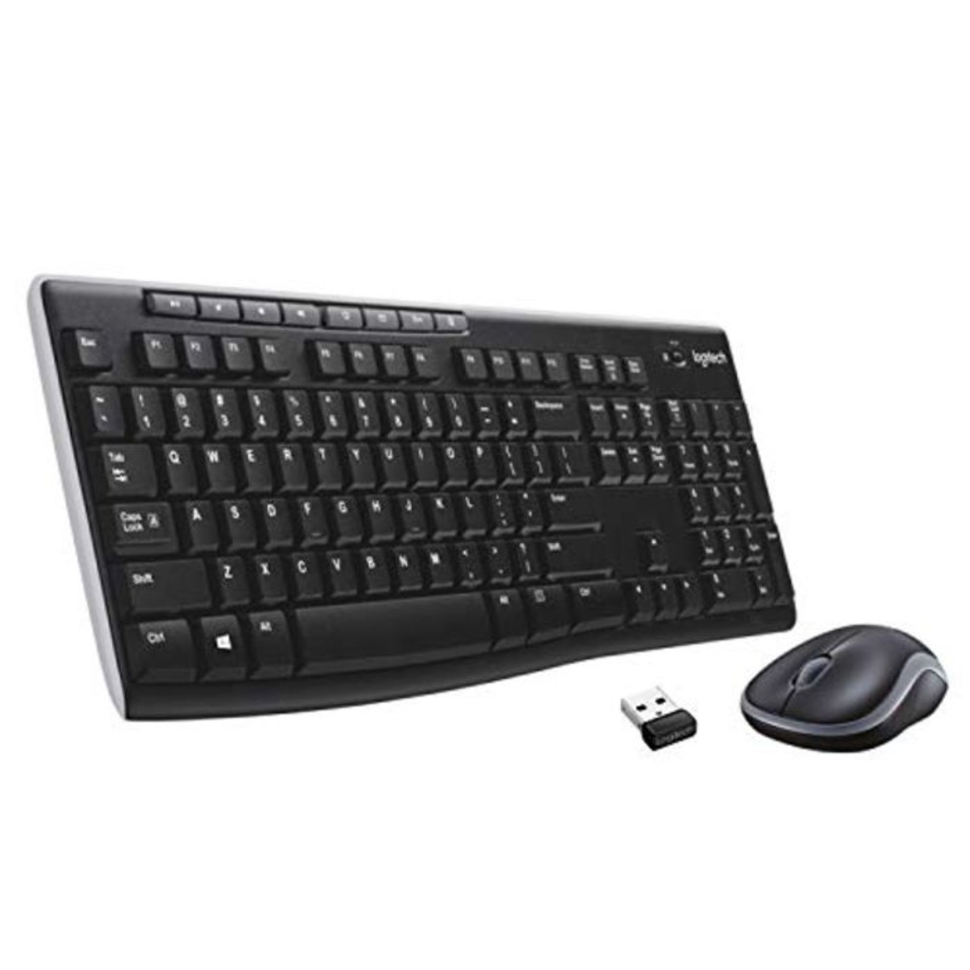 Logitech MK270 Wireless Keyboard and Mouse Combo for Windows, QWERTY Italian Layout -