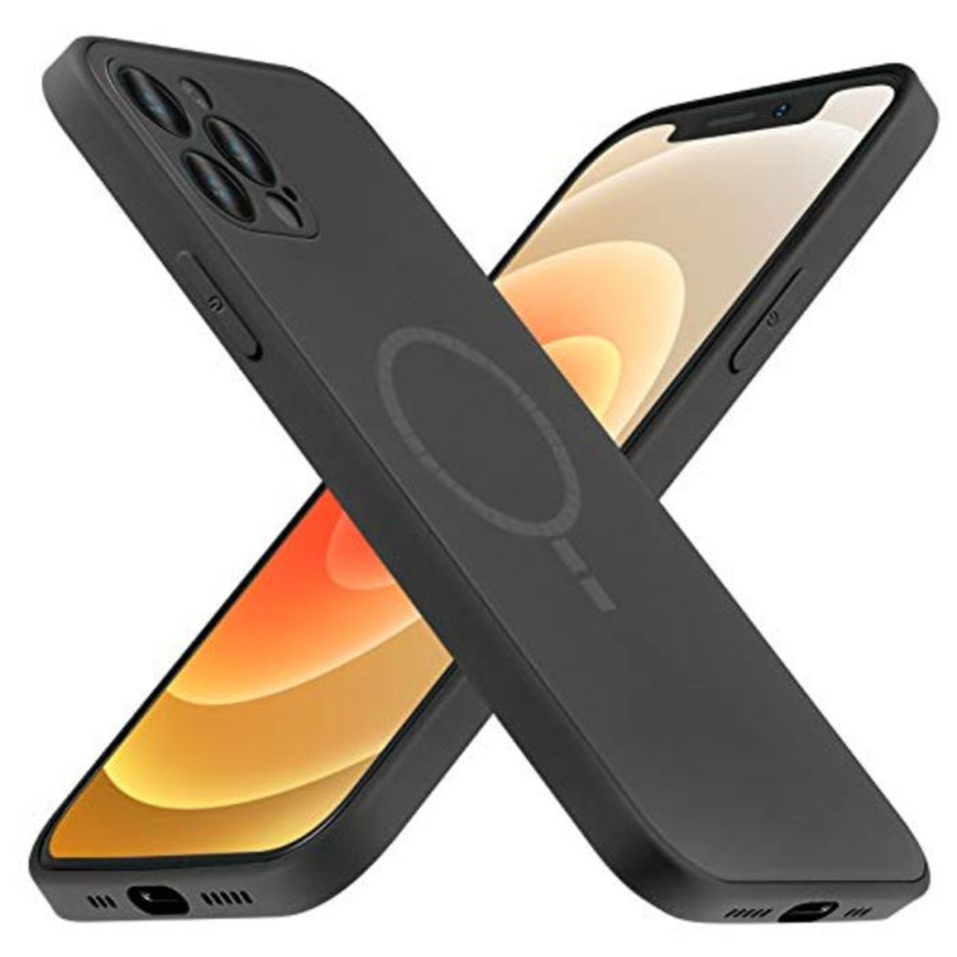 [CRACKED] MIPCASE Compatible with MagSafe, for iPhone 12 Pro Case [Ultra Thin] Hard Ba