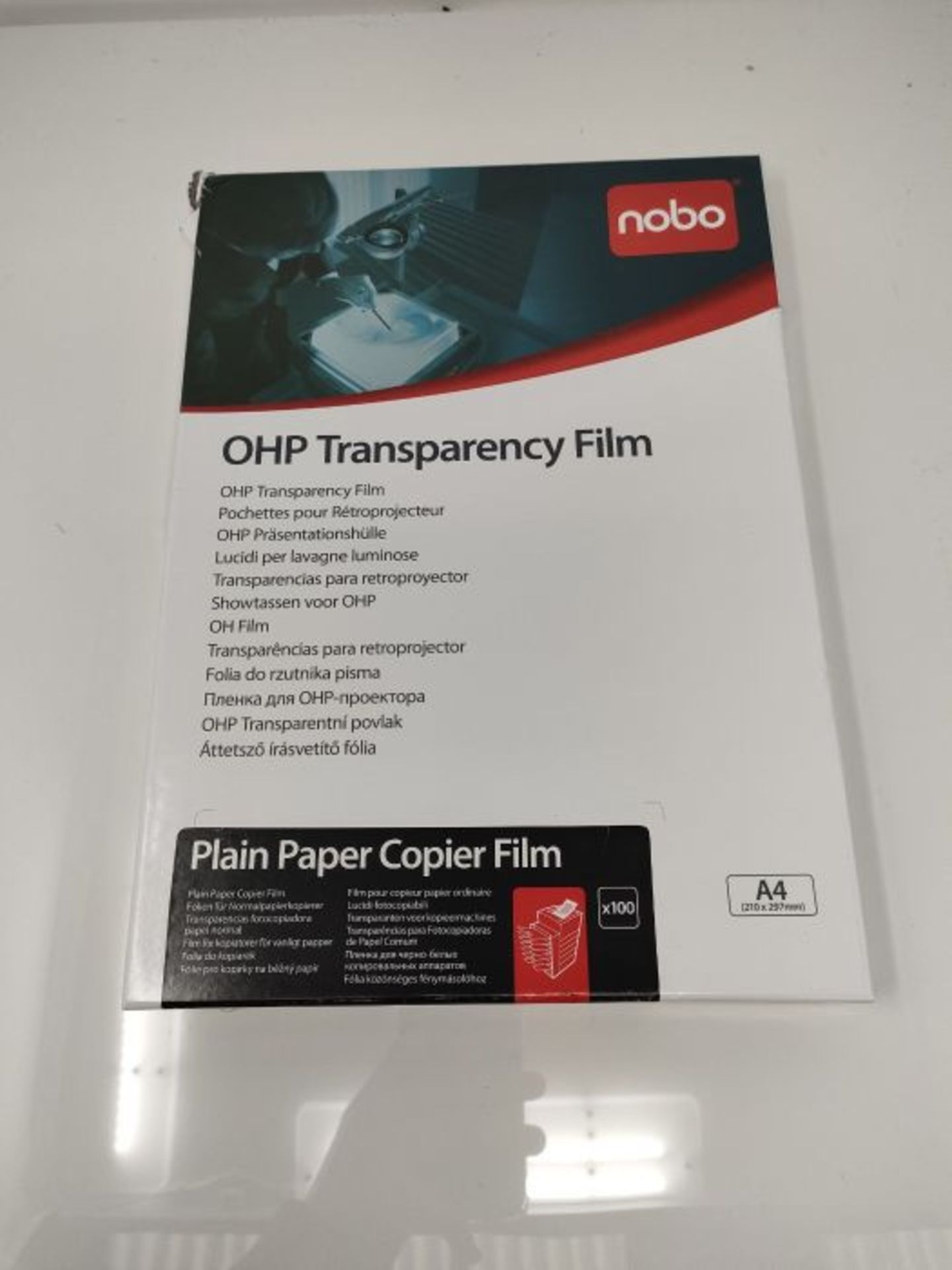 Nobo 33638237 Pack de 100 Films de r?troprojection pour copieur papier - Image 2 of 3