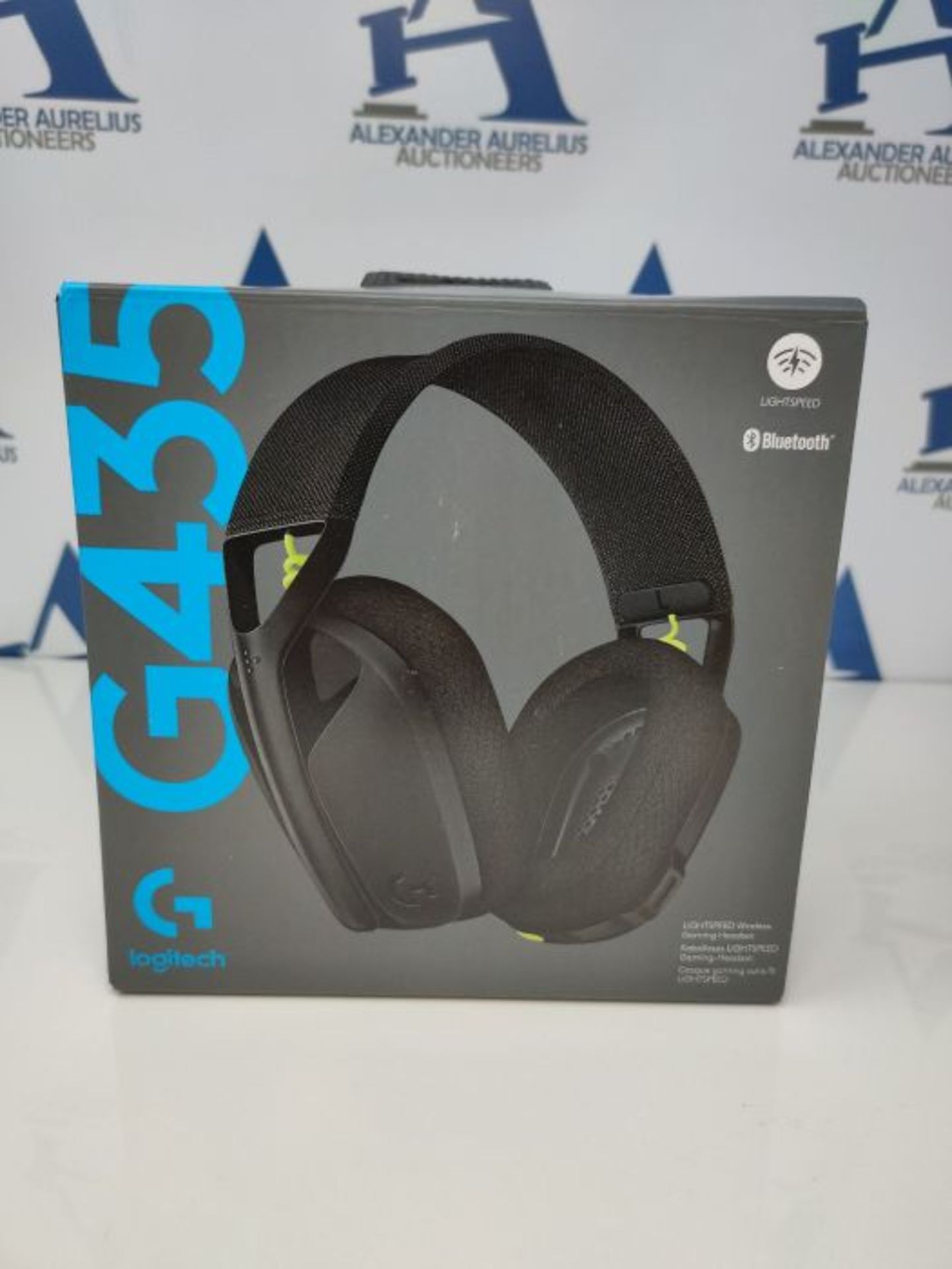 RRP £52.00 Logitech G435 LIGHTSPEED Cuffie Gaming Wireless Bluetooth, Cuffie Over Ear Leggere, Mi - Image 2 of 3