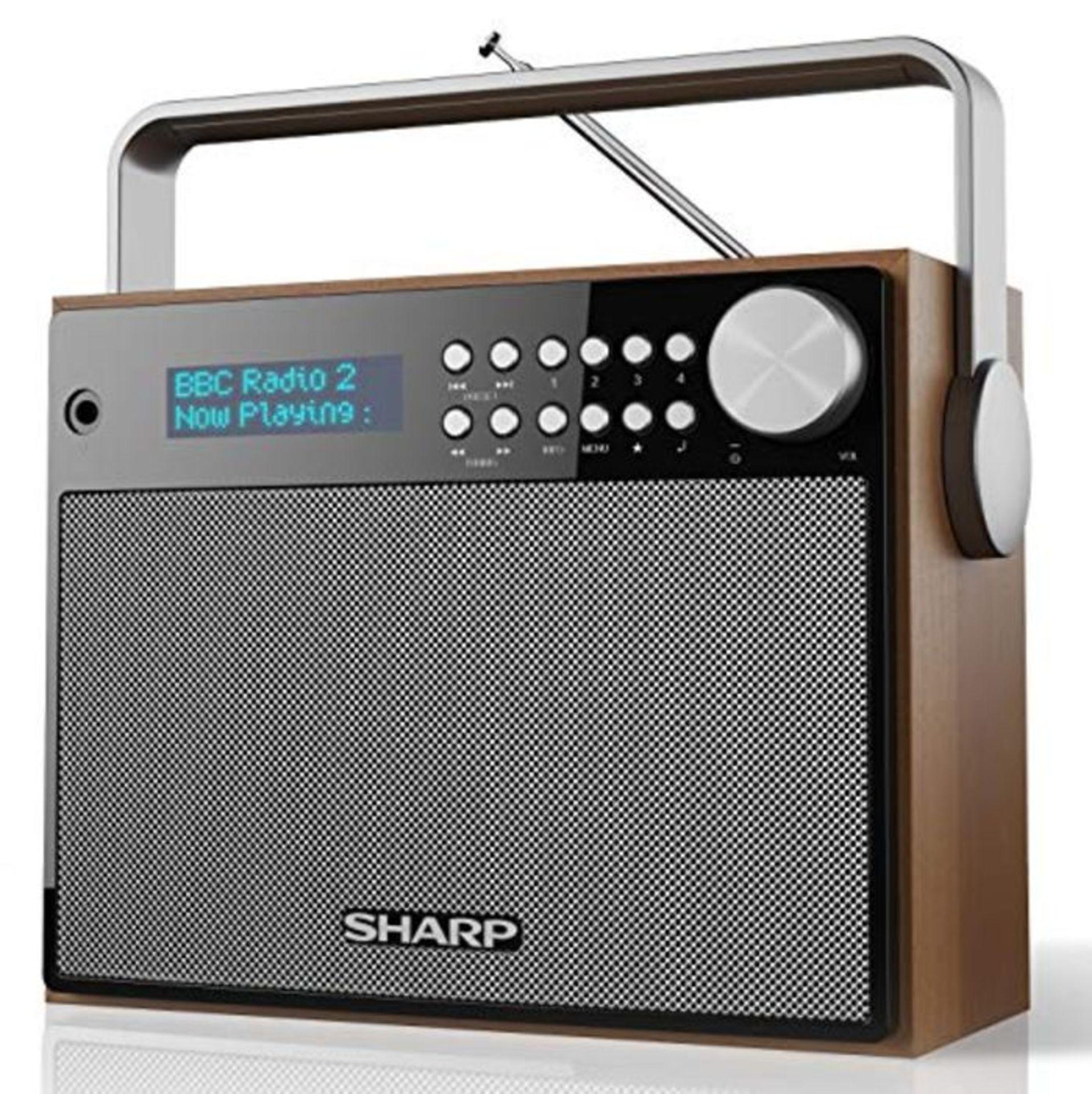 RRP £53.00 SHARP DR-P350 DAB Digital Radio, DAB/DAB /FM mit RDS-Lauftext, Alarm-/Schlaf und Sno