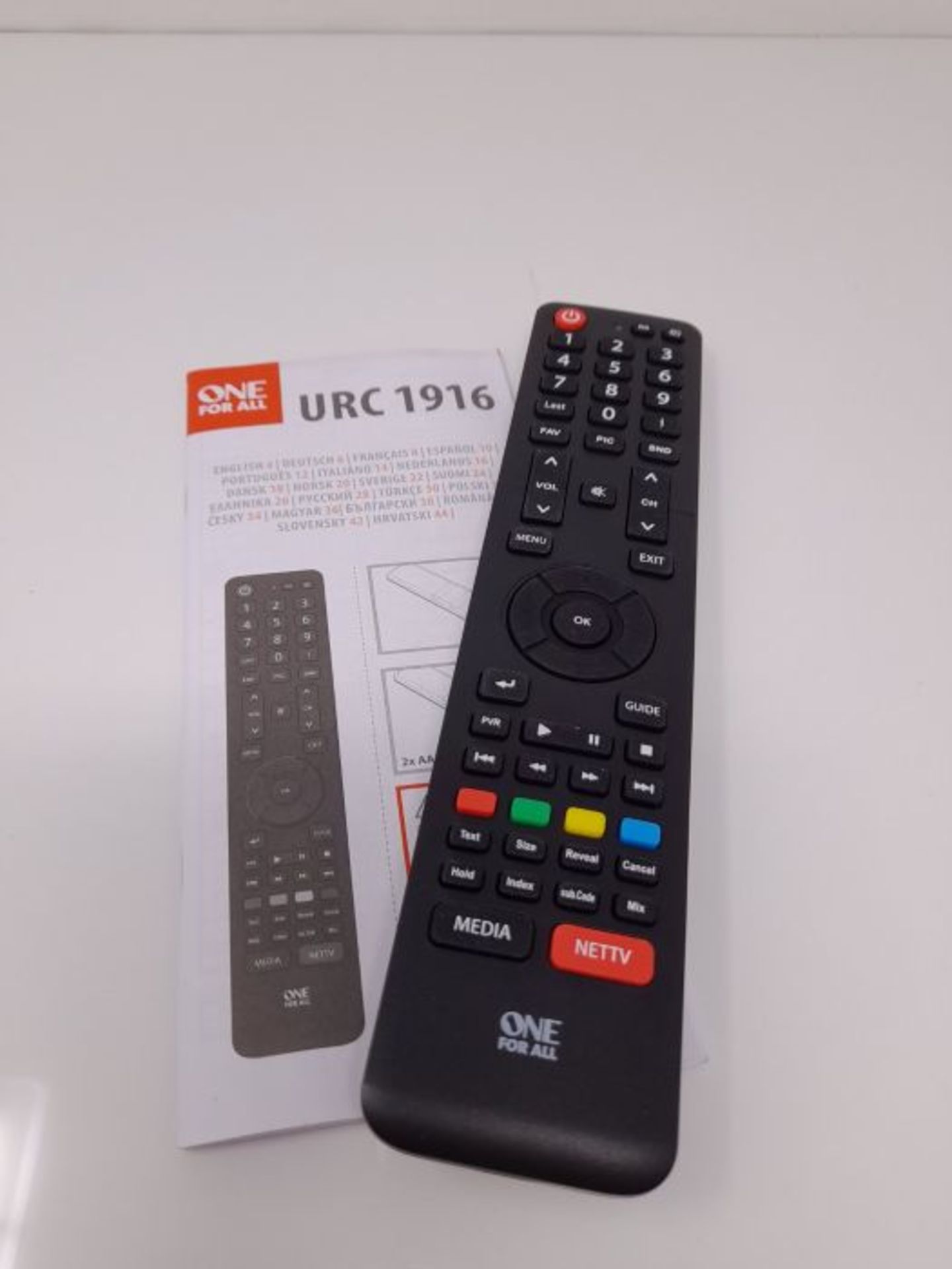 One For All Hisense TV Replacement remote URC1916 - Works with ALL Hisense televisions - Image 2 of 3