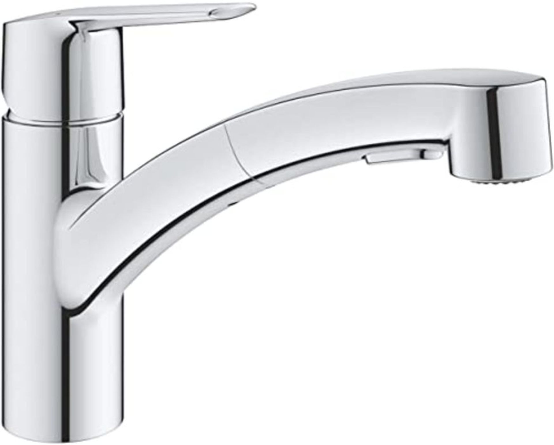 RRP £124.00 GROHE QUICKFIX Start | Kitchen sink tap Single-Lever mixer with Pull-Out Dual Spray |