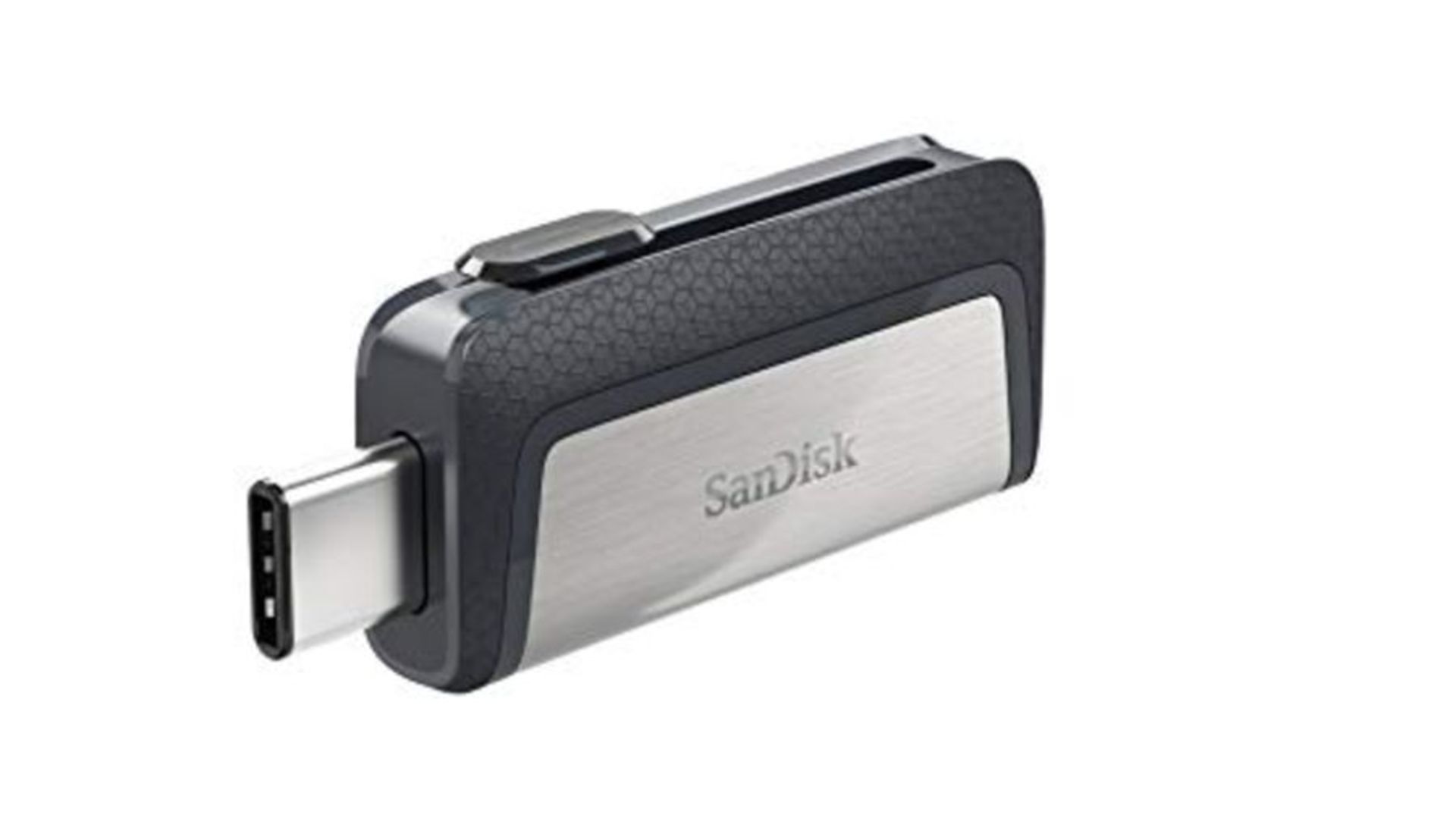 SanDisk Ultra 128 GB Dual Type-C USB 3.1 Flash Drive, Silver