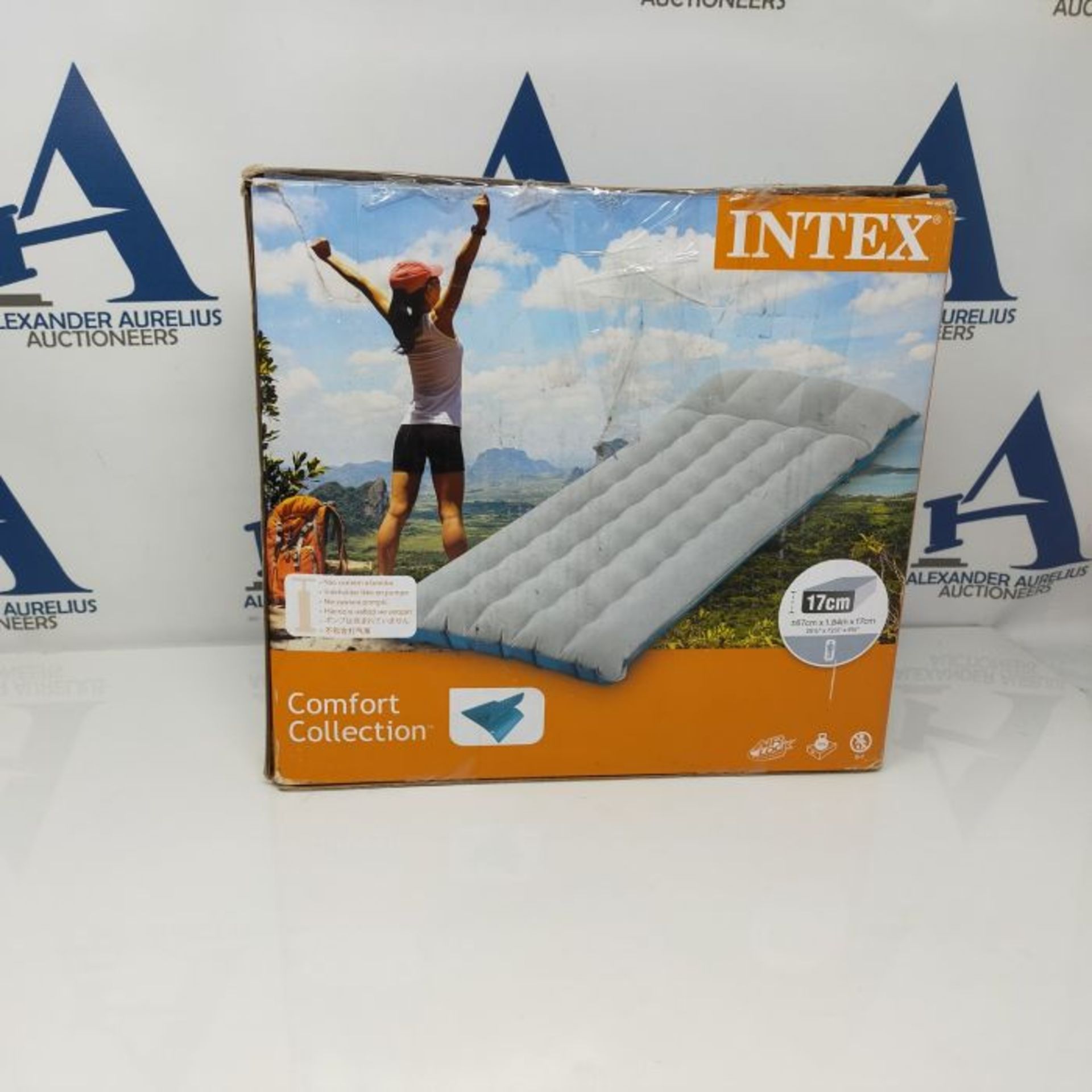 Intex 72.5" x 26.5" x 6.75" Fabric Camping Air Bed - Image 2 of 2