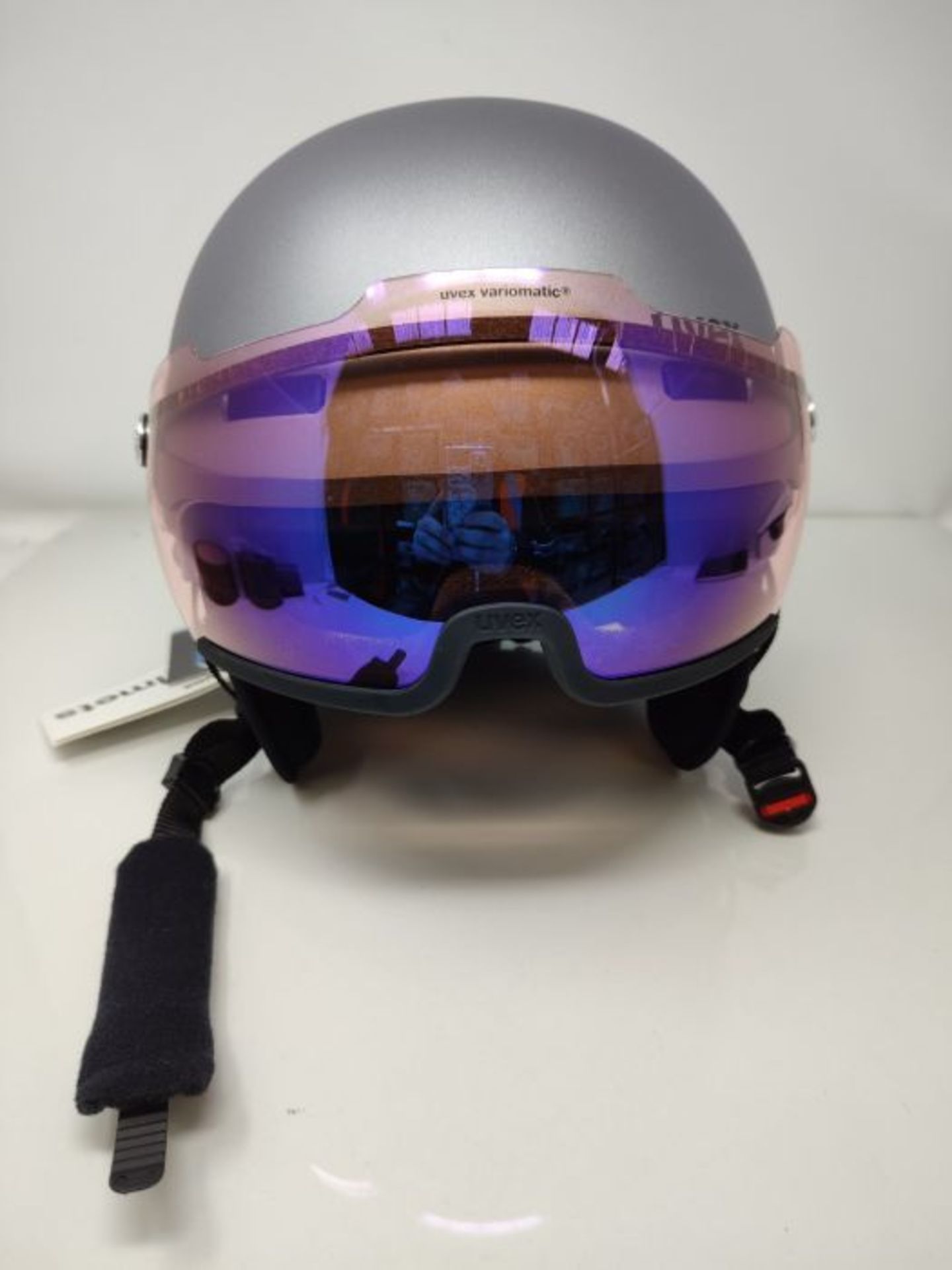 RRP £250.00 uvex Unisex - Erwachsene, hlmt 500 visor V Skihelm, strato met mat, 59-62 cm - Image 3 of 3