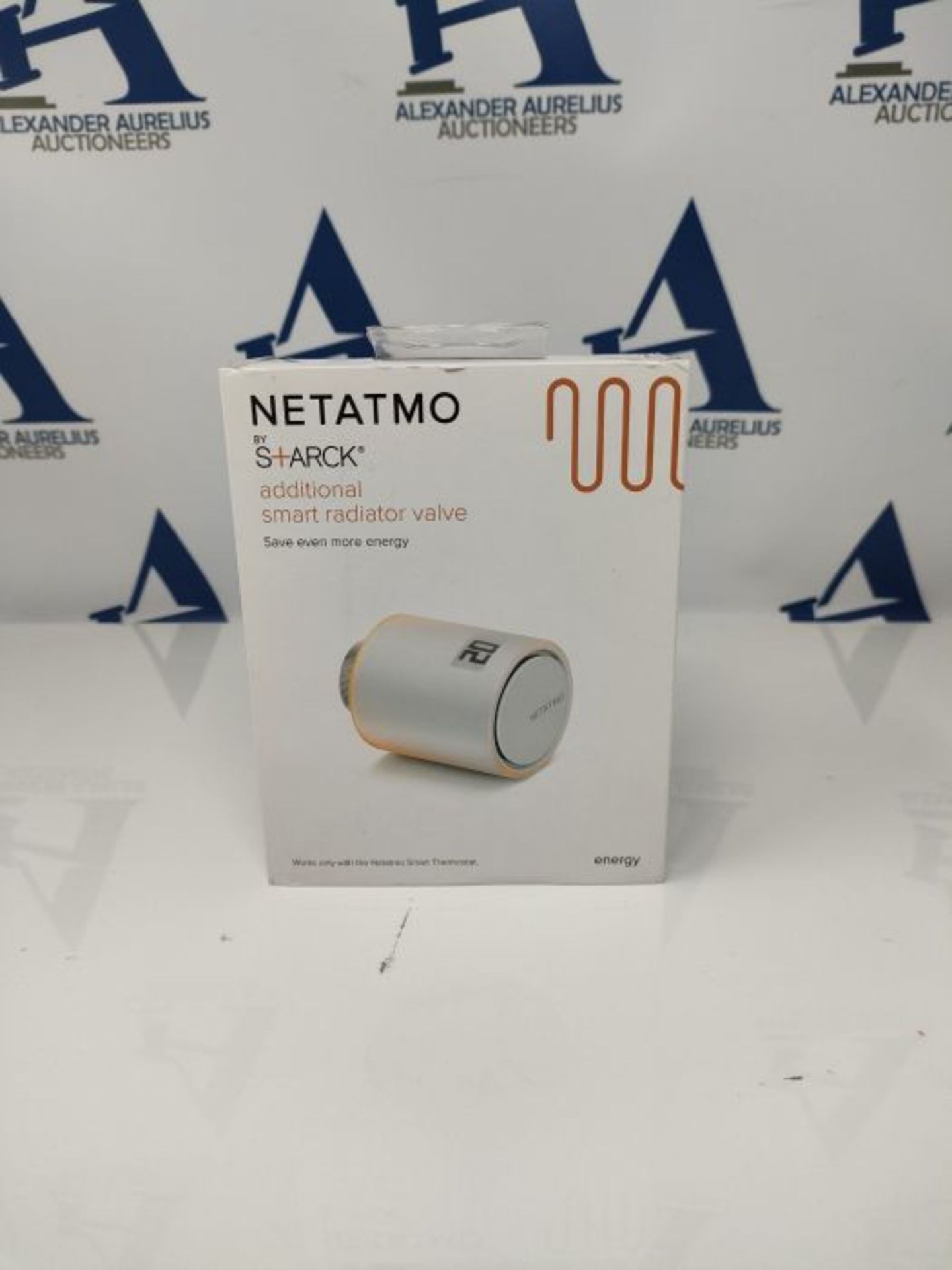 RRP £66.00 Netatmo Additional Smart Radiator Valve, Add-on for Smart Thermostat and for collectiv - Image 2 of 3