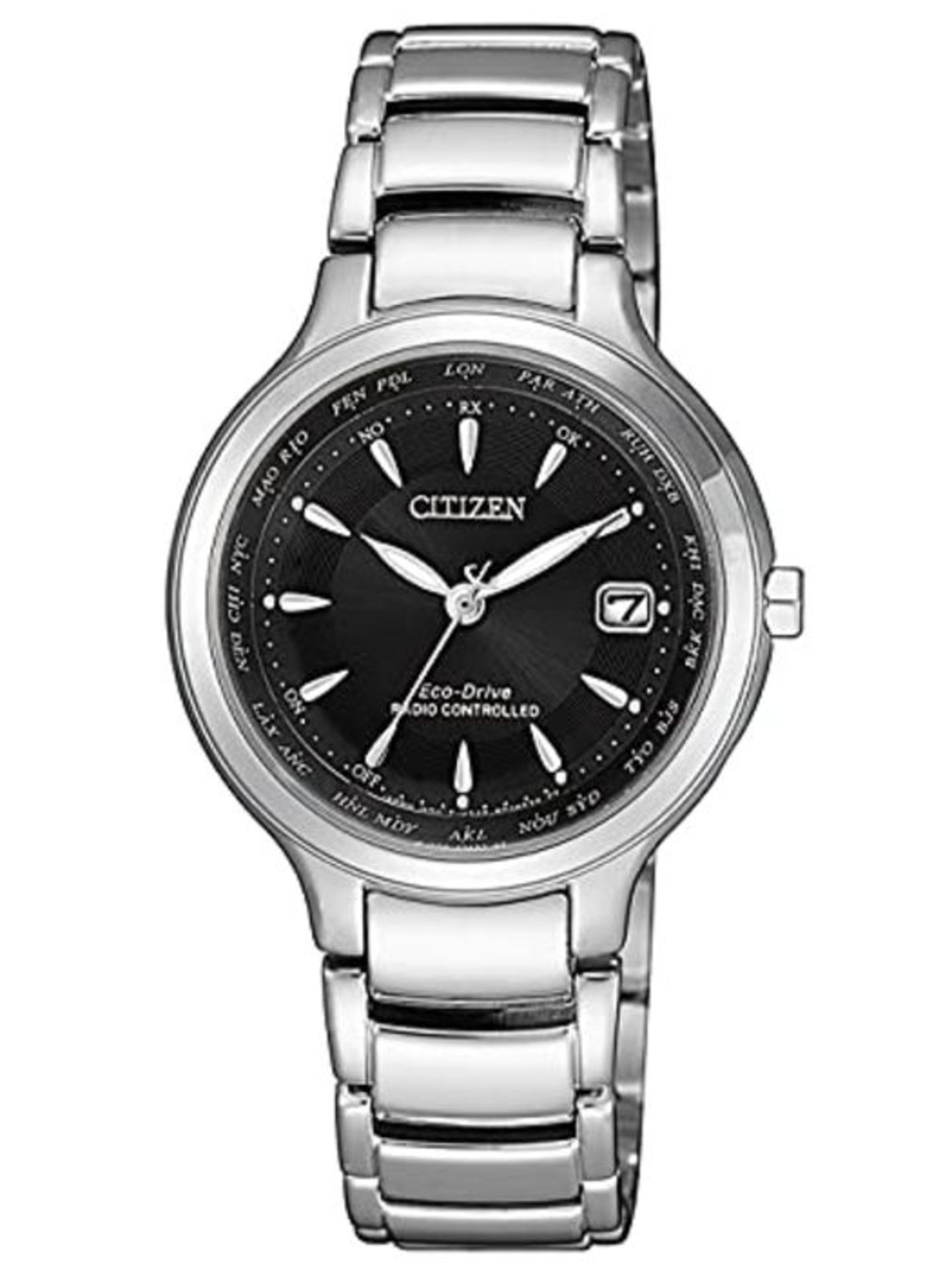 RRP £273.00 Citizen Womens Analogue Watch with Stainless Steel Strap EC1170-85E