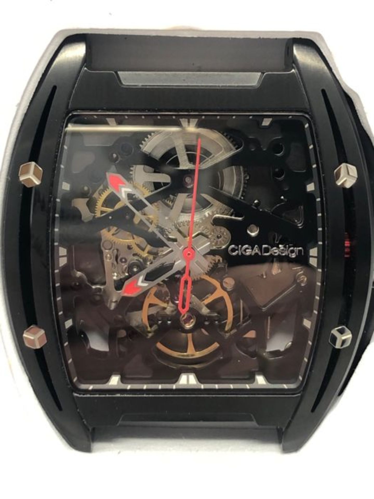 RRP £208.00 Herren-Automatikuhr Analoge mechanische Uhren Armbanduhren aus Titanlegierung mit Auss - Image 3 of 3