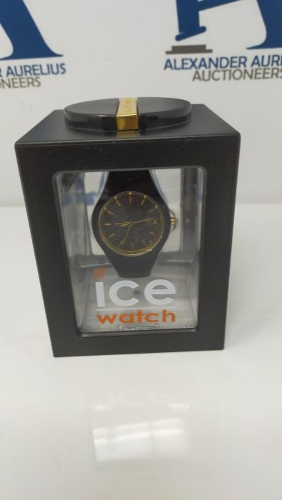 RRP £83.00 Ice-Watch - ICE Glitter Black - Women's Wristwatch with Silicon Strap - 001349 (Small) - Image 2 of 3