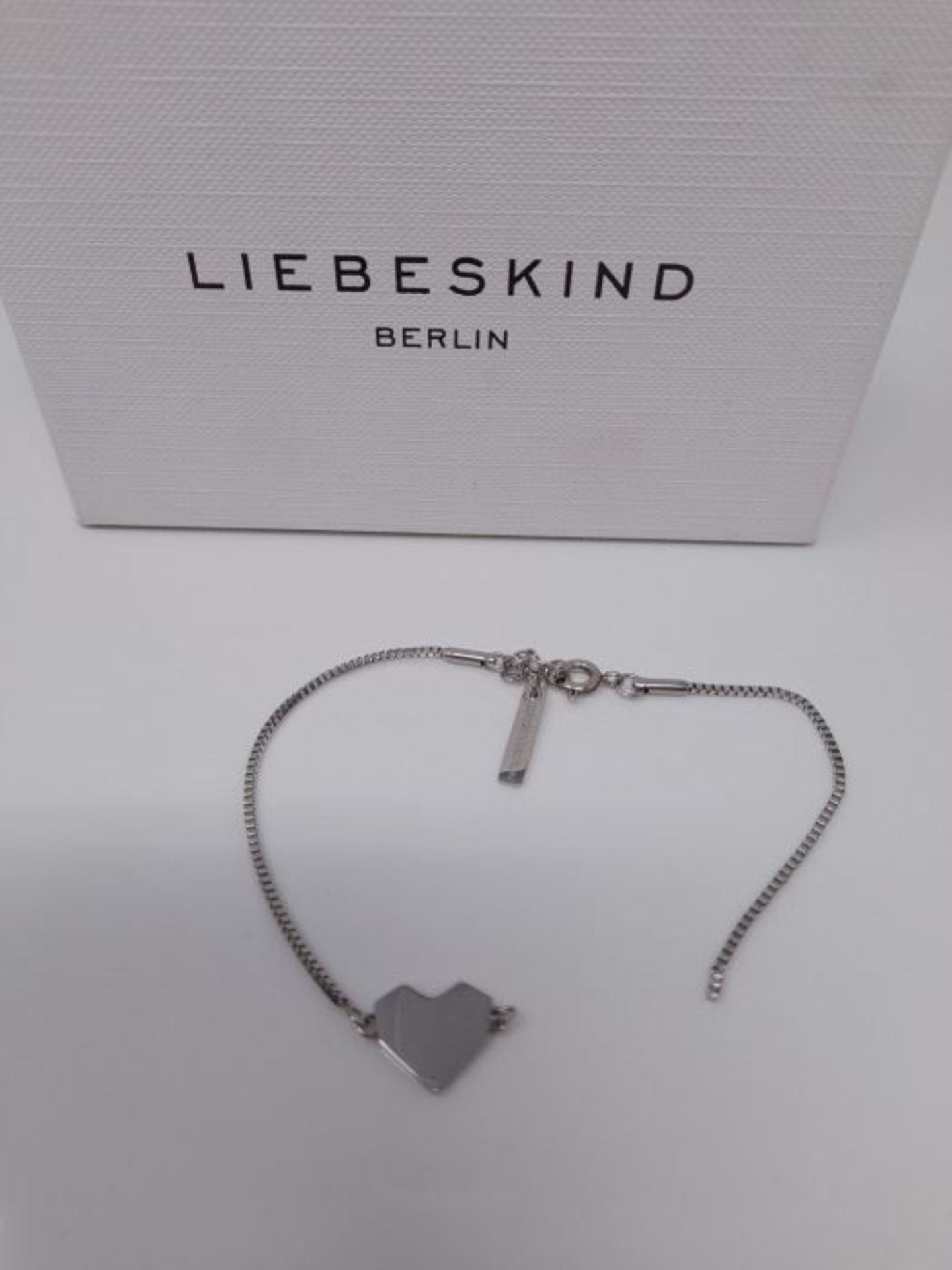 [CRACKED] Liebeskind Women's Bracelet Heart Stainless Steel Silver 20 cm, 20 cm, Stain - Image 3 of 3
